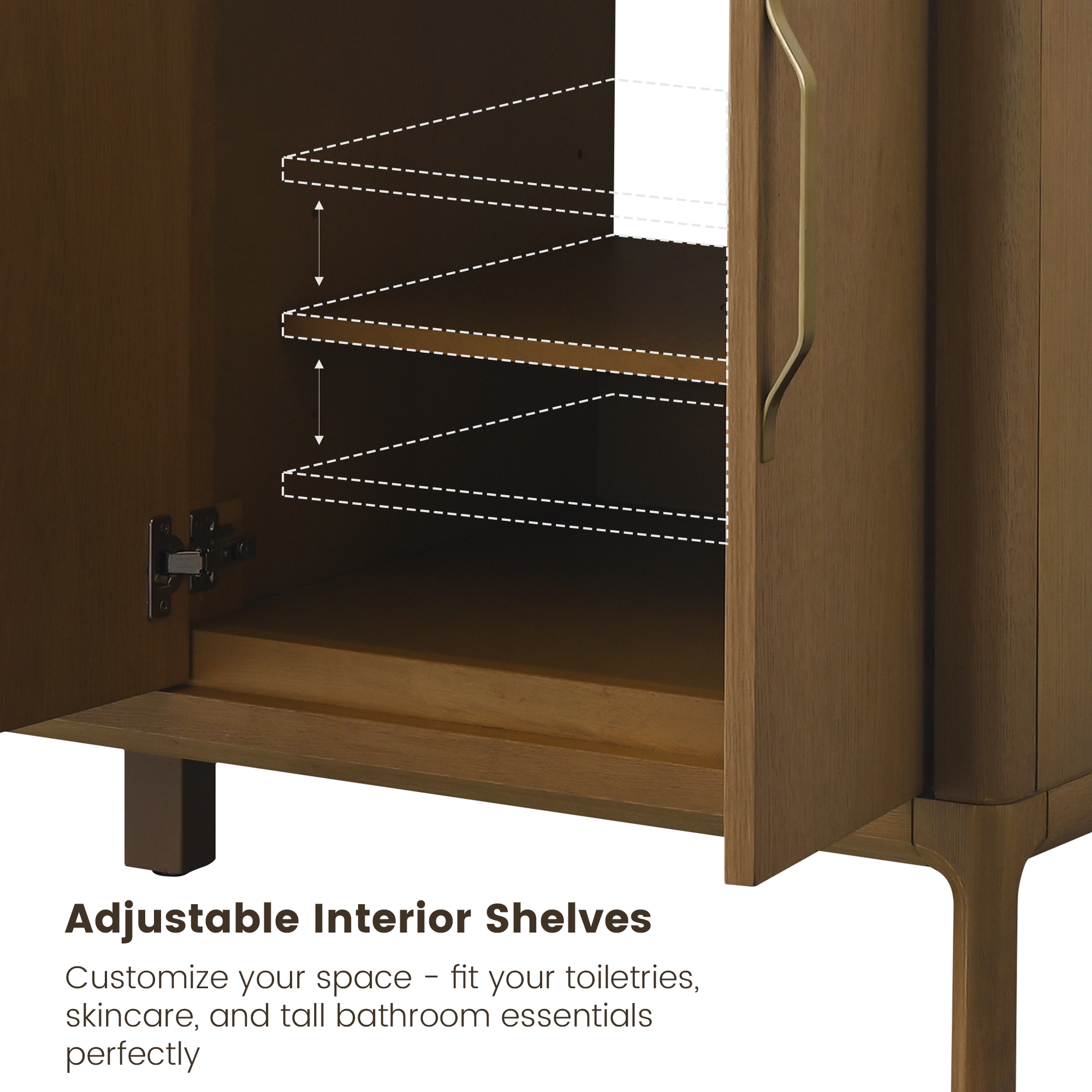 36" Freestanding Bathroom Vanity with Engineered Stone Top