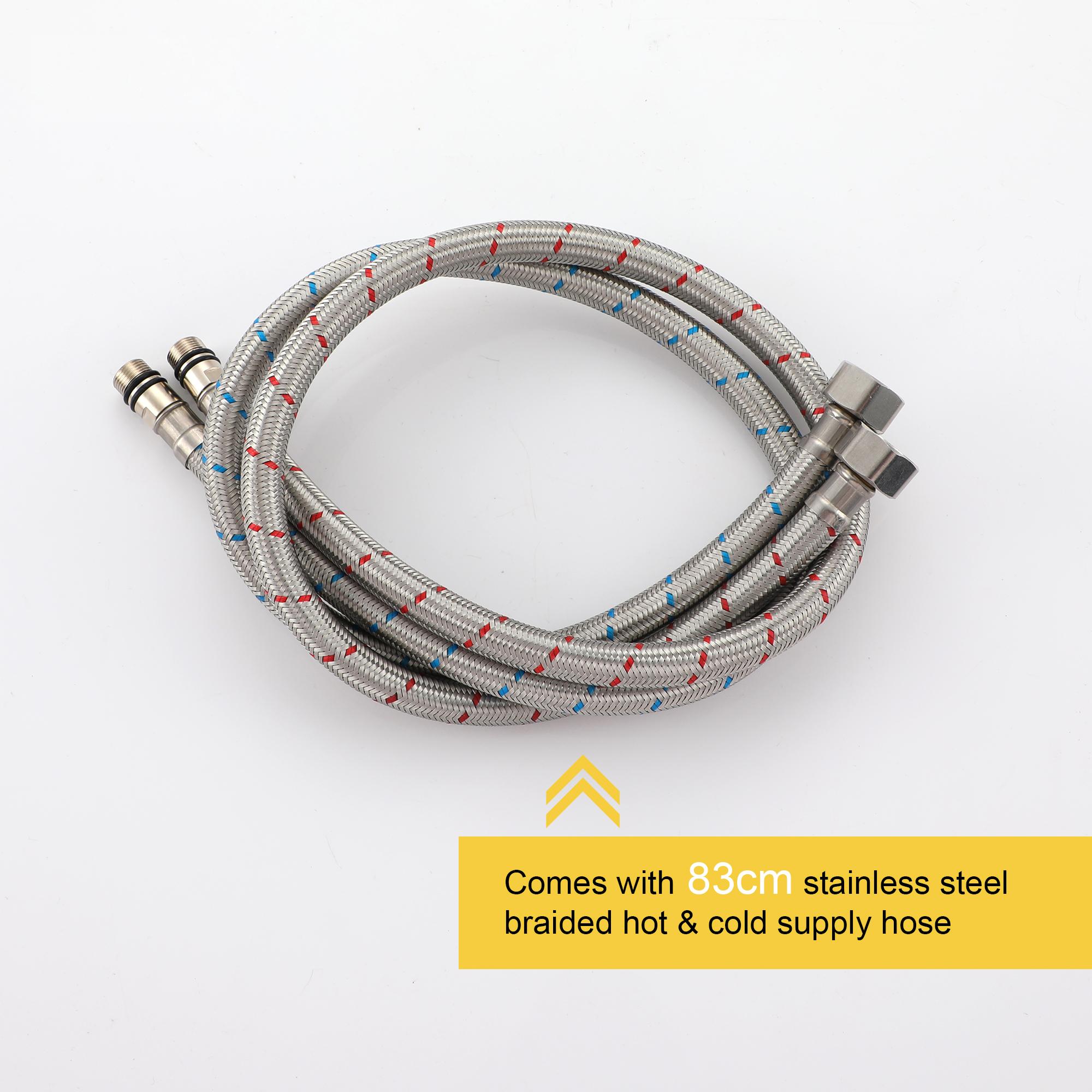 Solid Brass Freestanding Tub Filler Faucet with Handheld Shower