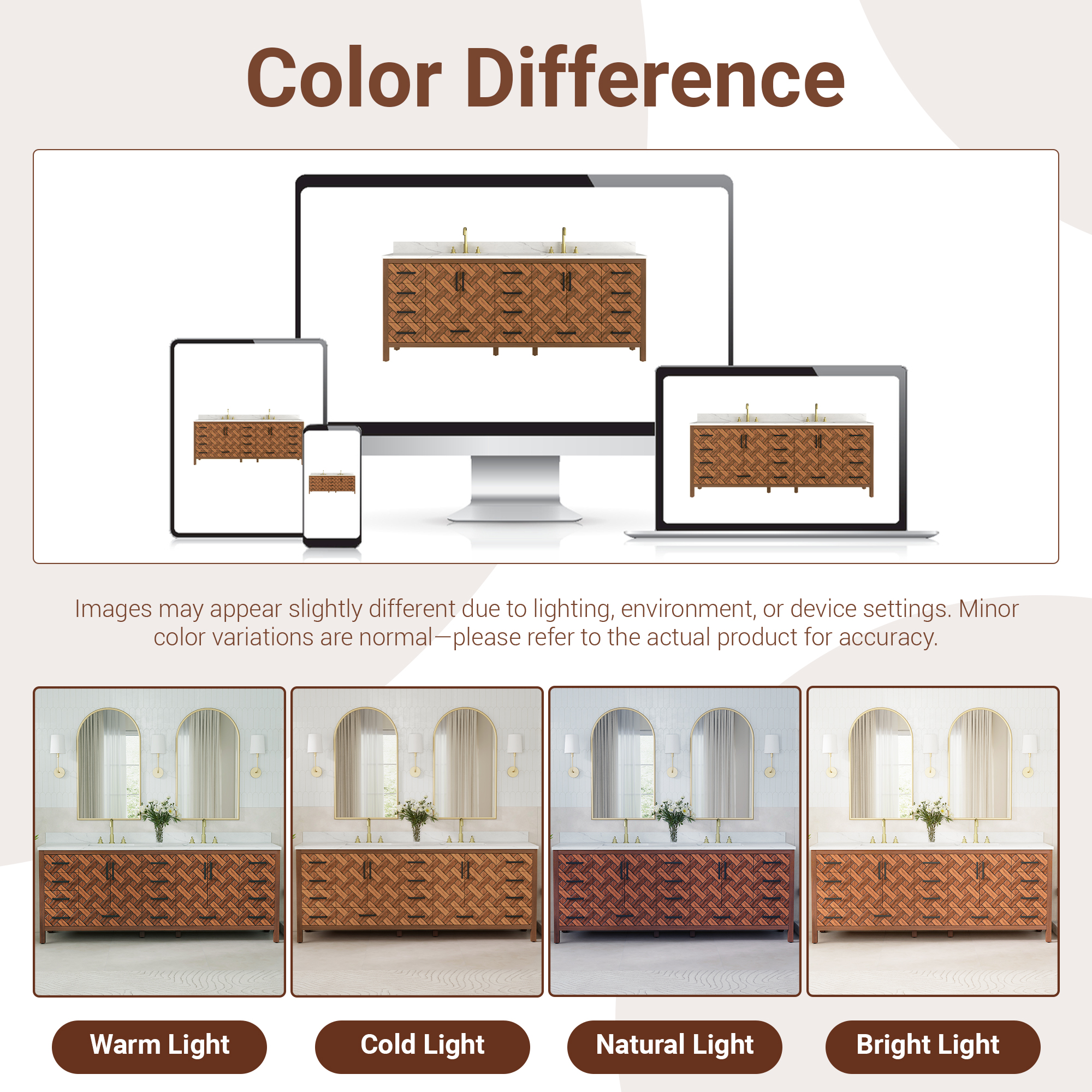 84" Freestanding Bathroom Vanity with Double Sink and Engineering Stone Top