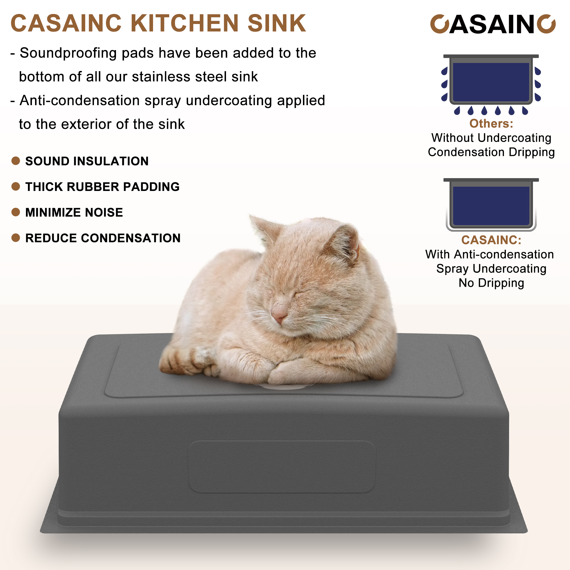 31 inch Stainless Steel Undermount Workstation Kitchen Sink