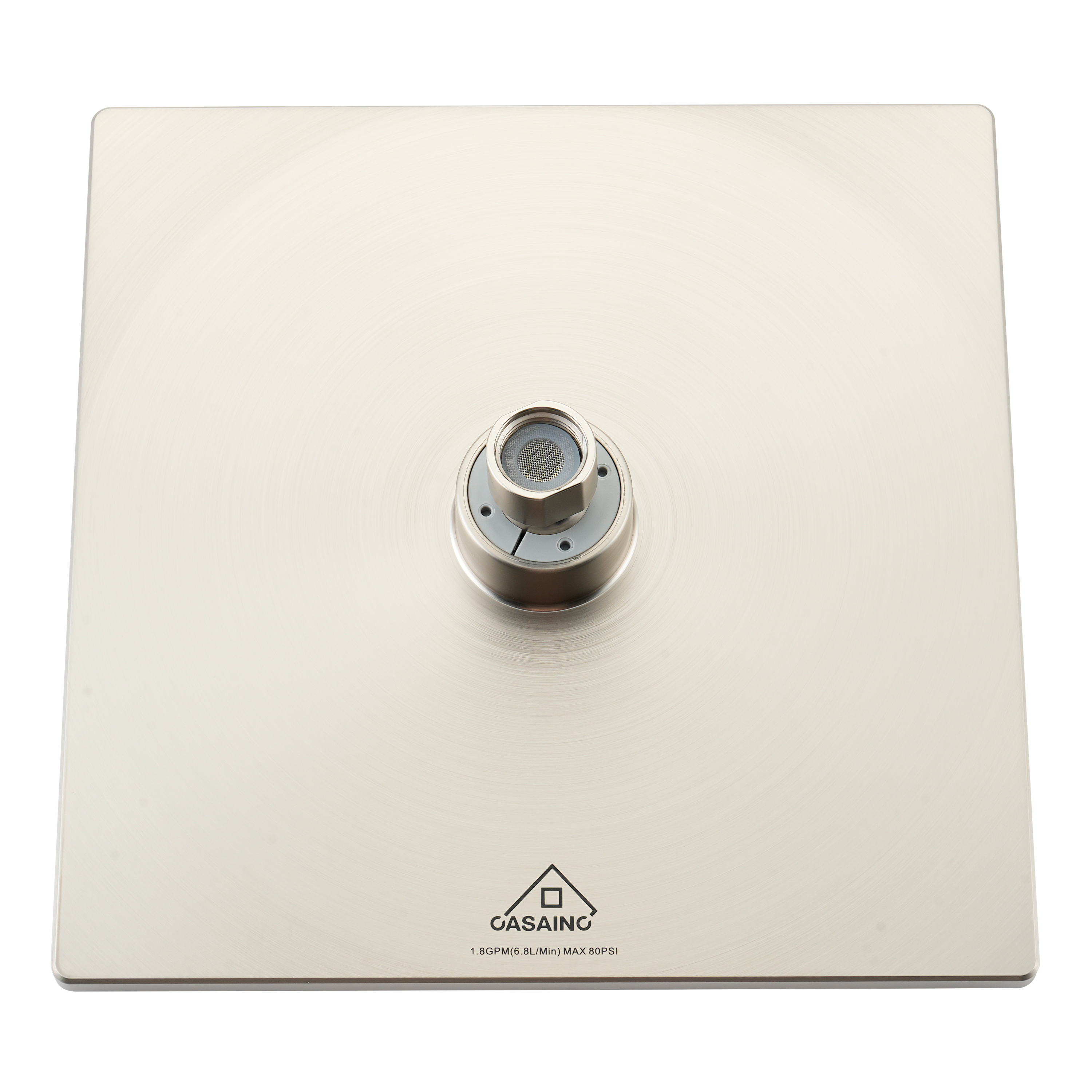 9-inch High Pressure Rainfall Shower Head ABS Square Showerhead