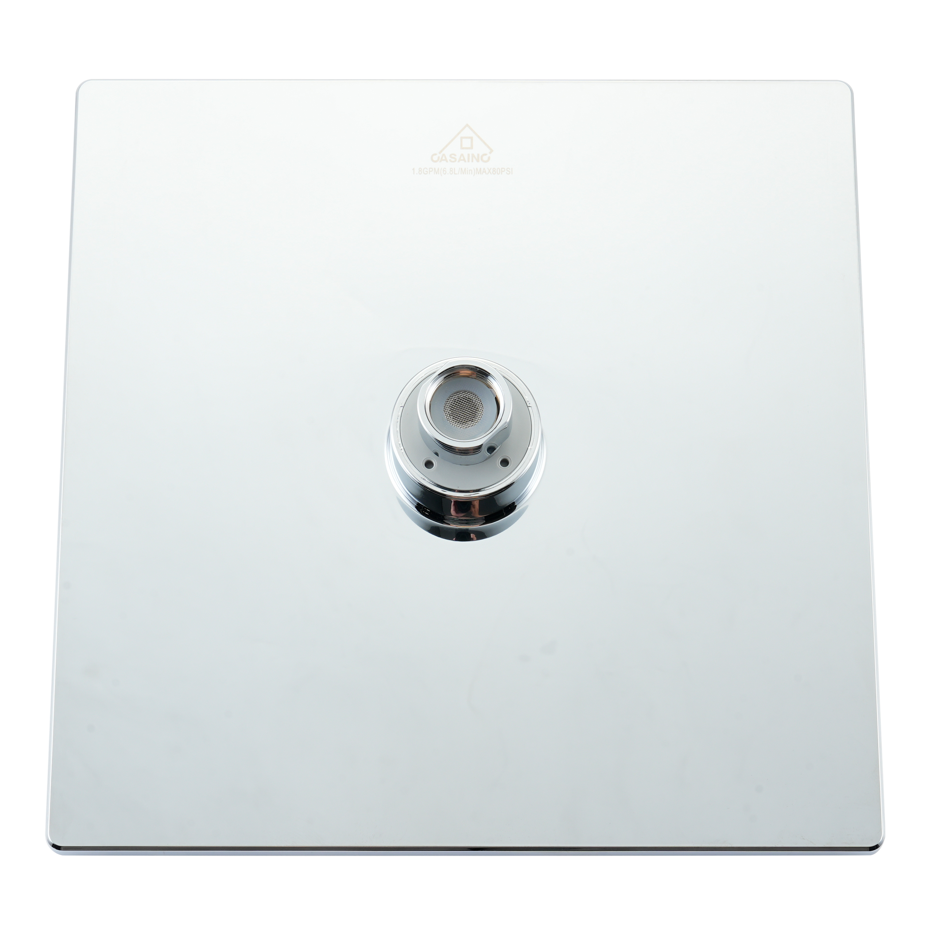 9-inch High Pressure Rainfall Shower Head ABS Square Showerhead