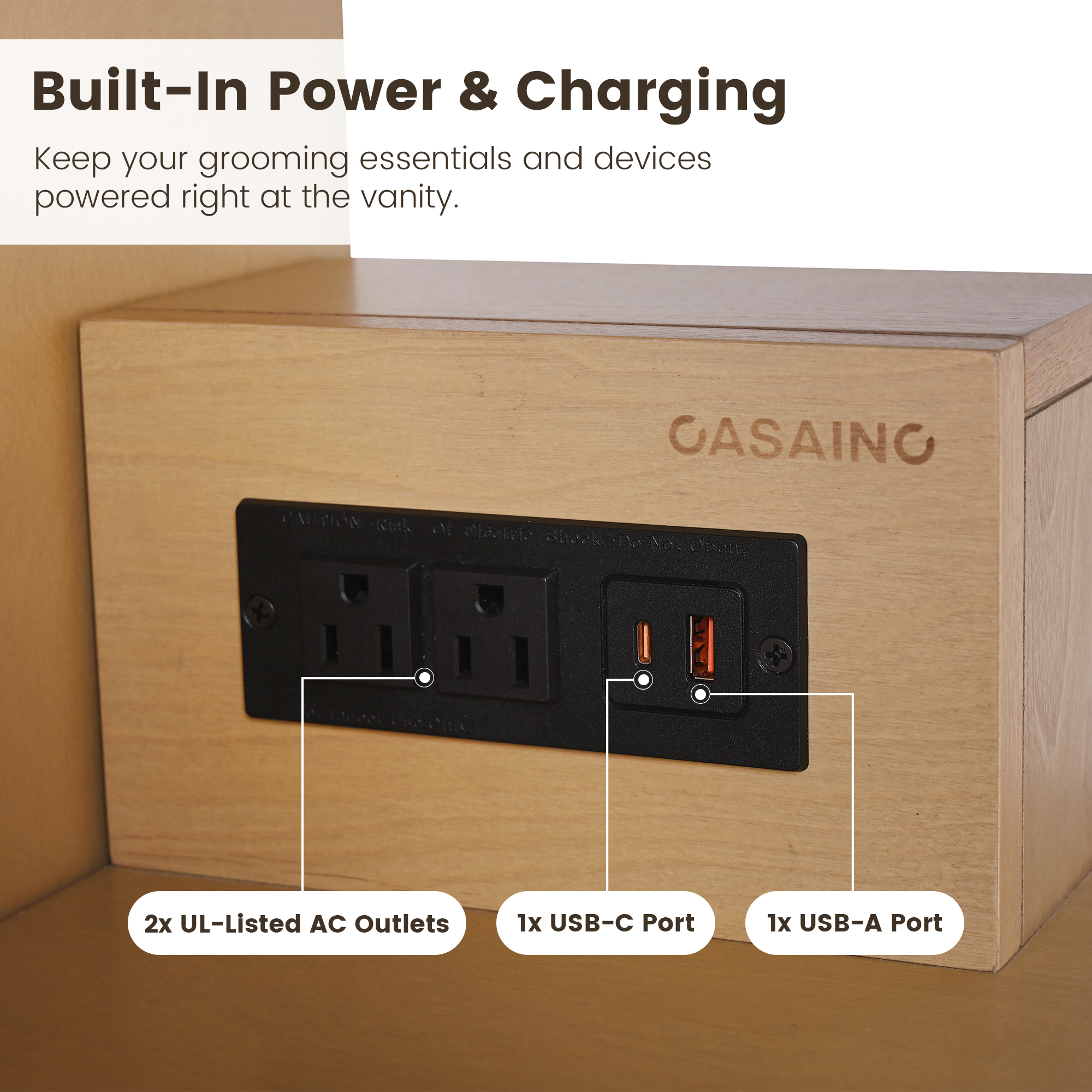 36" Freestanding Bathroom Vanity with Engineered Stone Top