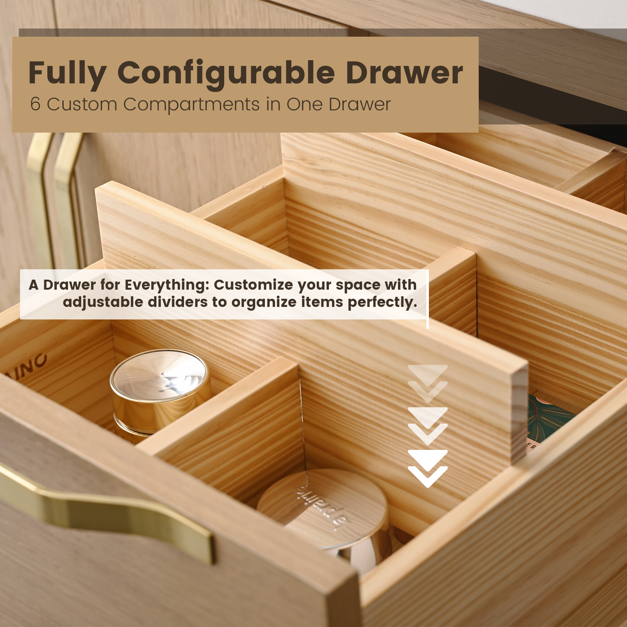 60" Bathroom Vanity with Carrara White Engineering Stone Top