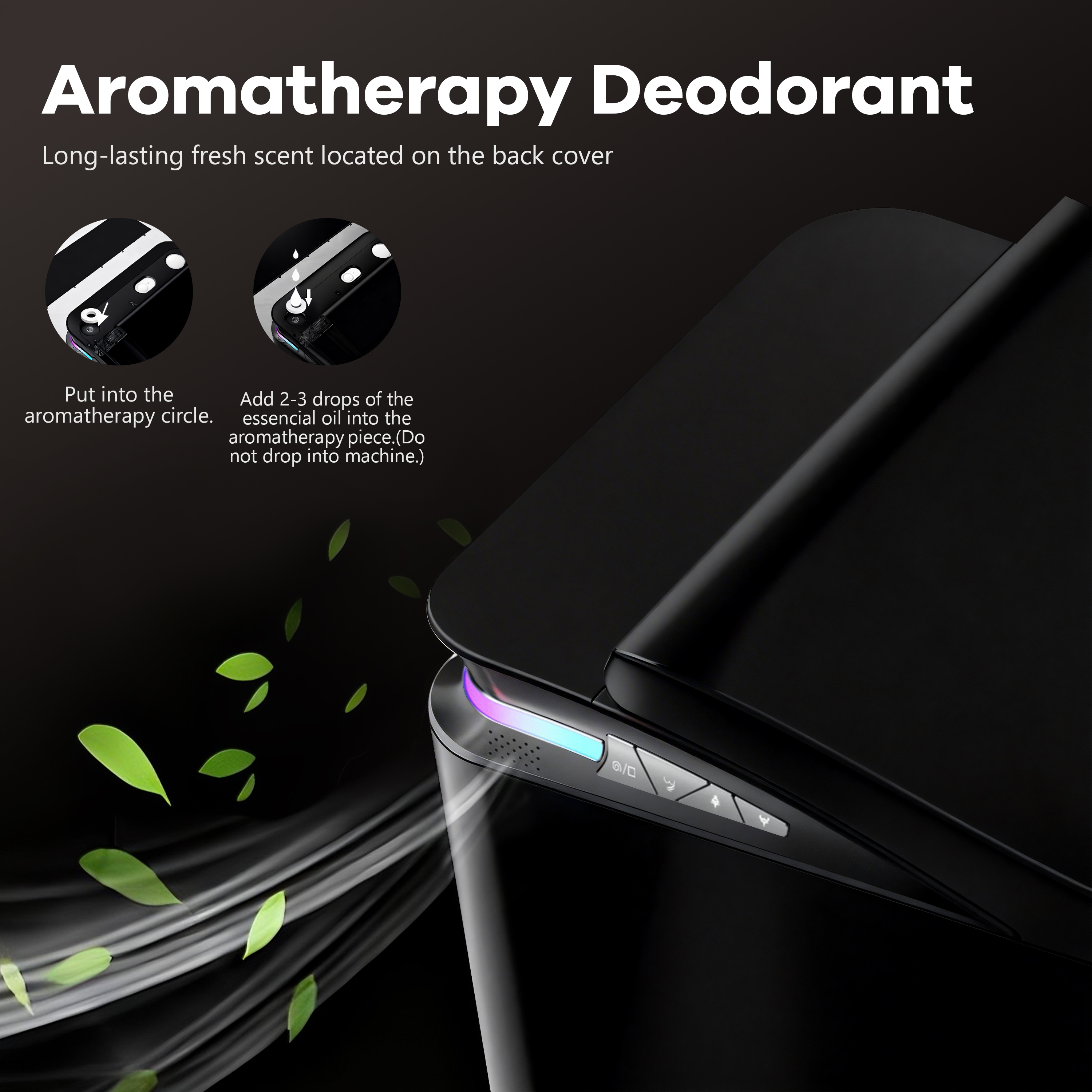 One-Piece Chair Height Elongated Smart Bidet Toilet with Auto Lid, Foam Shield Protection & Dual Flush