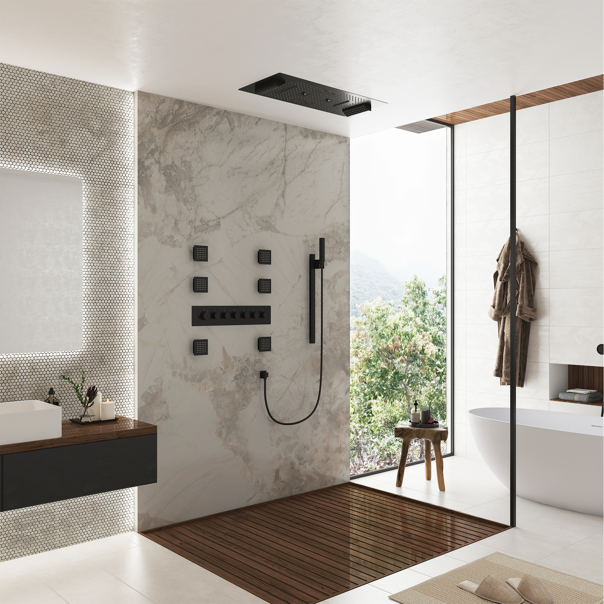 Thermostatic Shower System