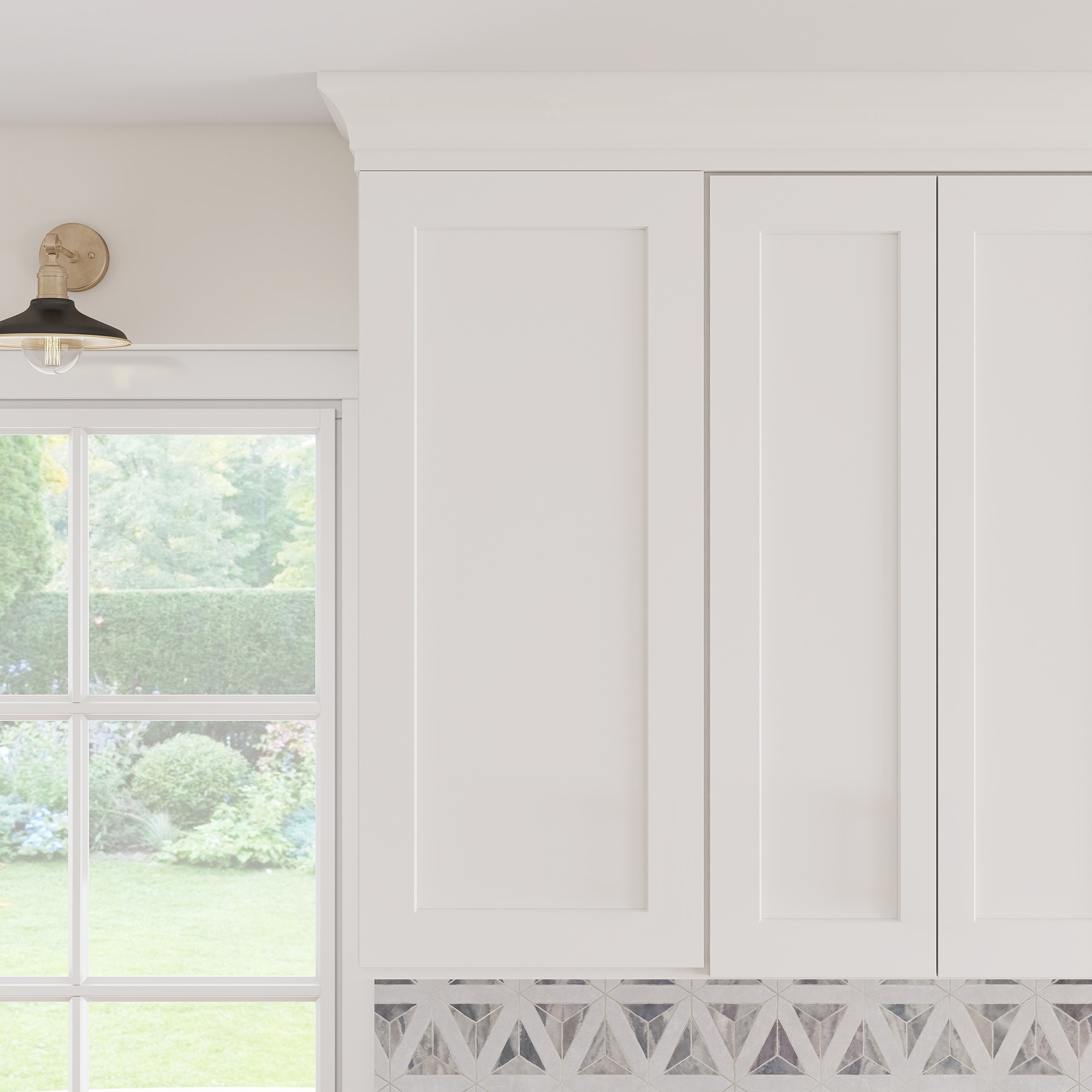 RTA Kitchen Cabinets White Shaker Style Complete DIY Set