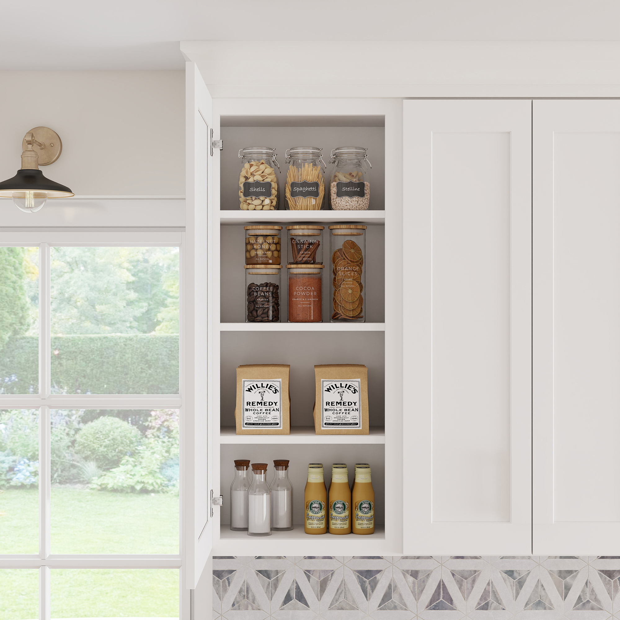 RTA Kitchen Cabinets White Shaker Style Complete DIY Set