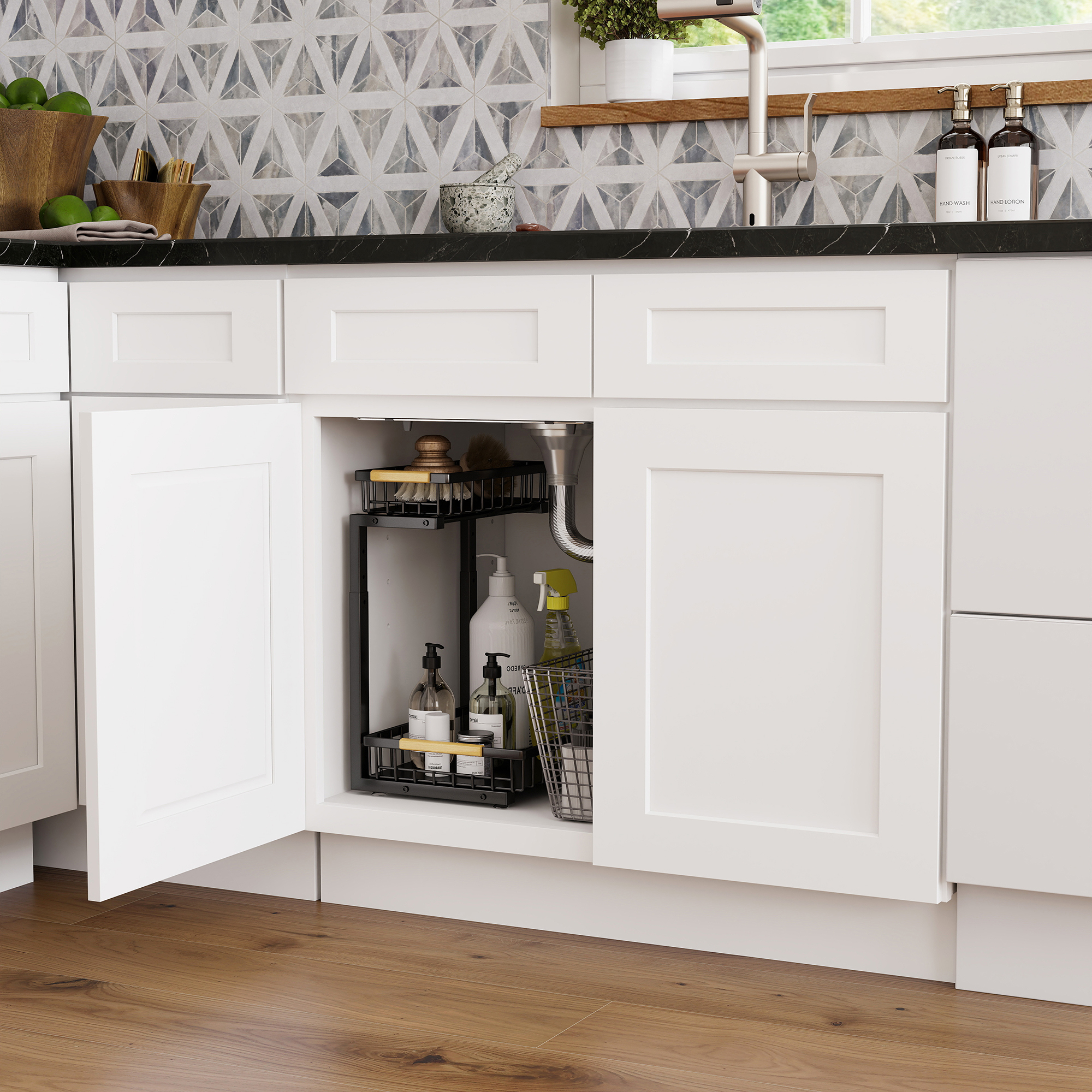 RTA Kitchen Cabinets White Shaker Style Complete DIY Set