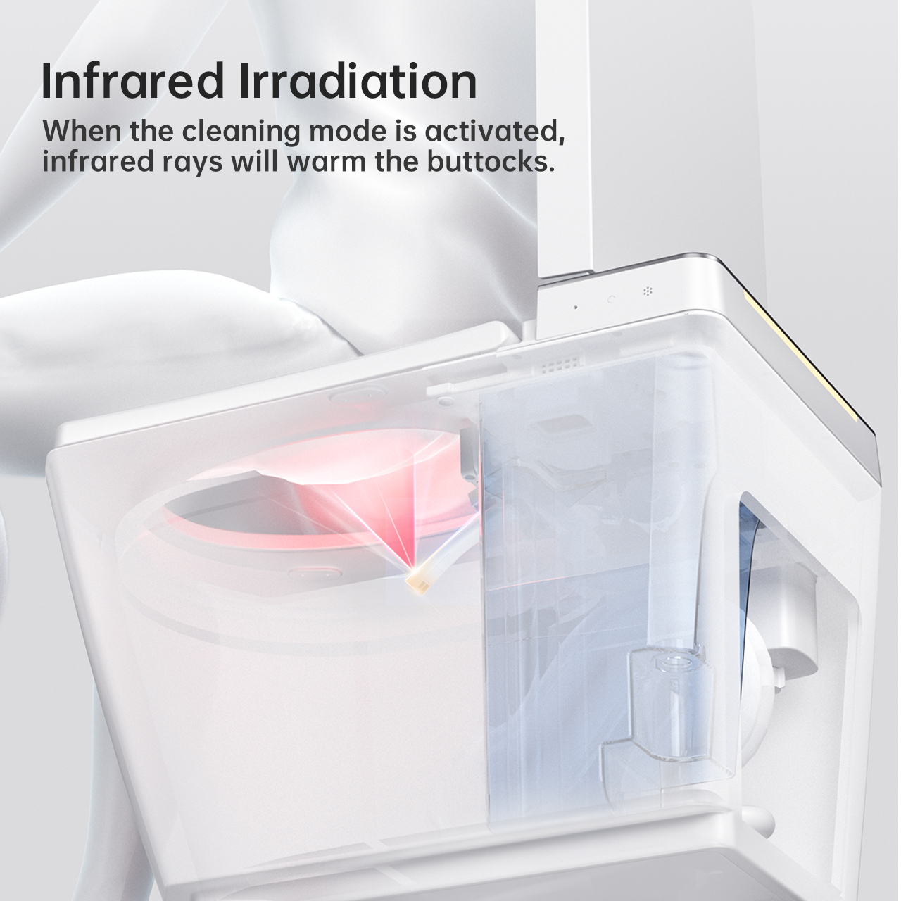 Luxury Smart Bidet Toilet with Built-in Tank, Voice Control & Self-Cleaning Nozzle