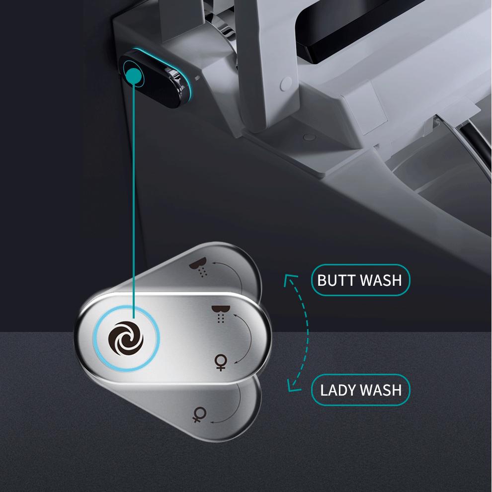 Luxury Smart Toilet with Auto Open Lid, Heated Seat & Bidet Wash, Z & G Series