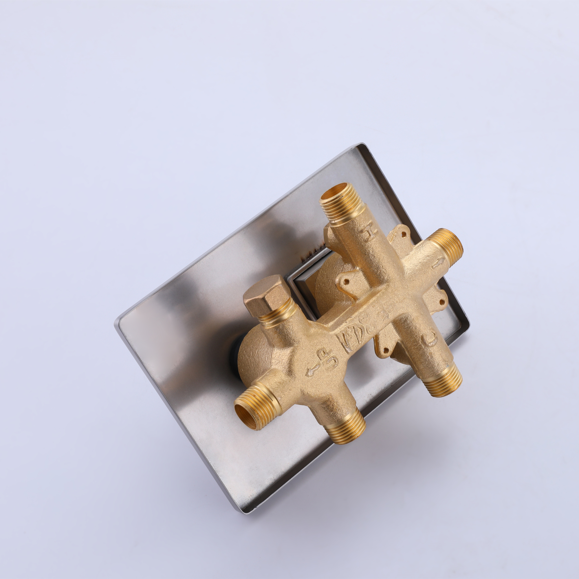 10-inch Wall Mounted Square Rainfall Shower System with Rough-in Valve