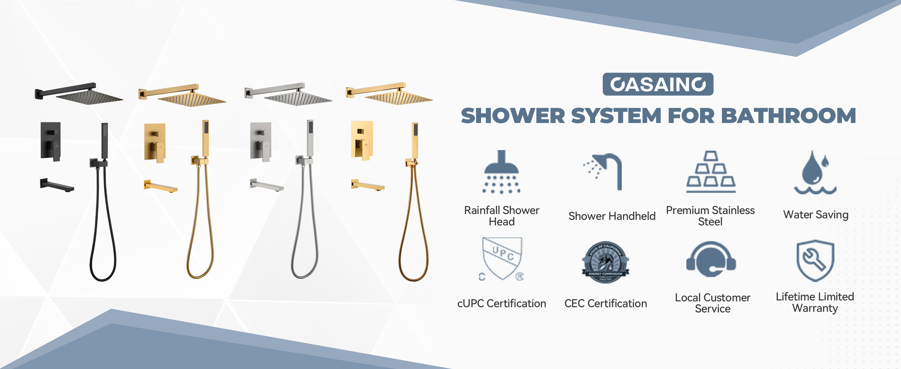 Shower System with Tub Spout
