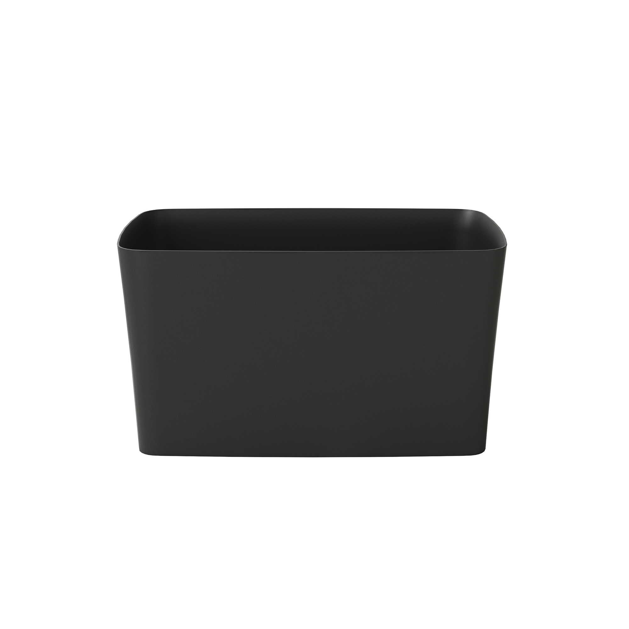47" Compact Solid Surface Freestanding Bathtub with Mini-Seat Design