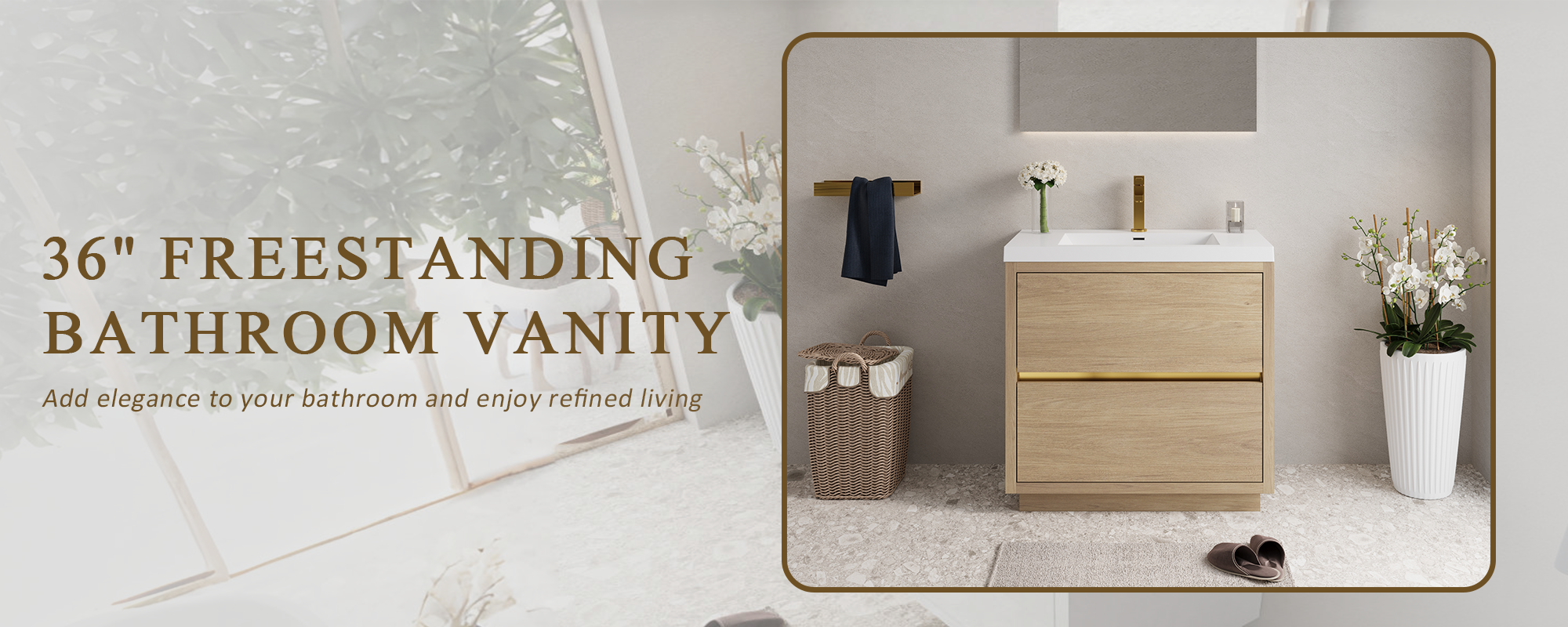 36-inch Freestanding Bathroom Vanity