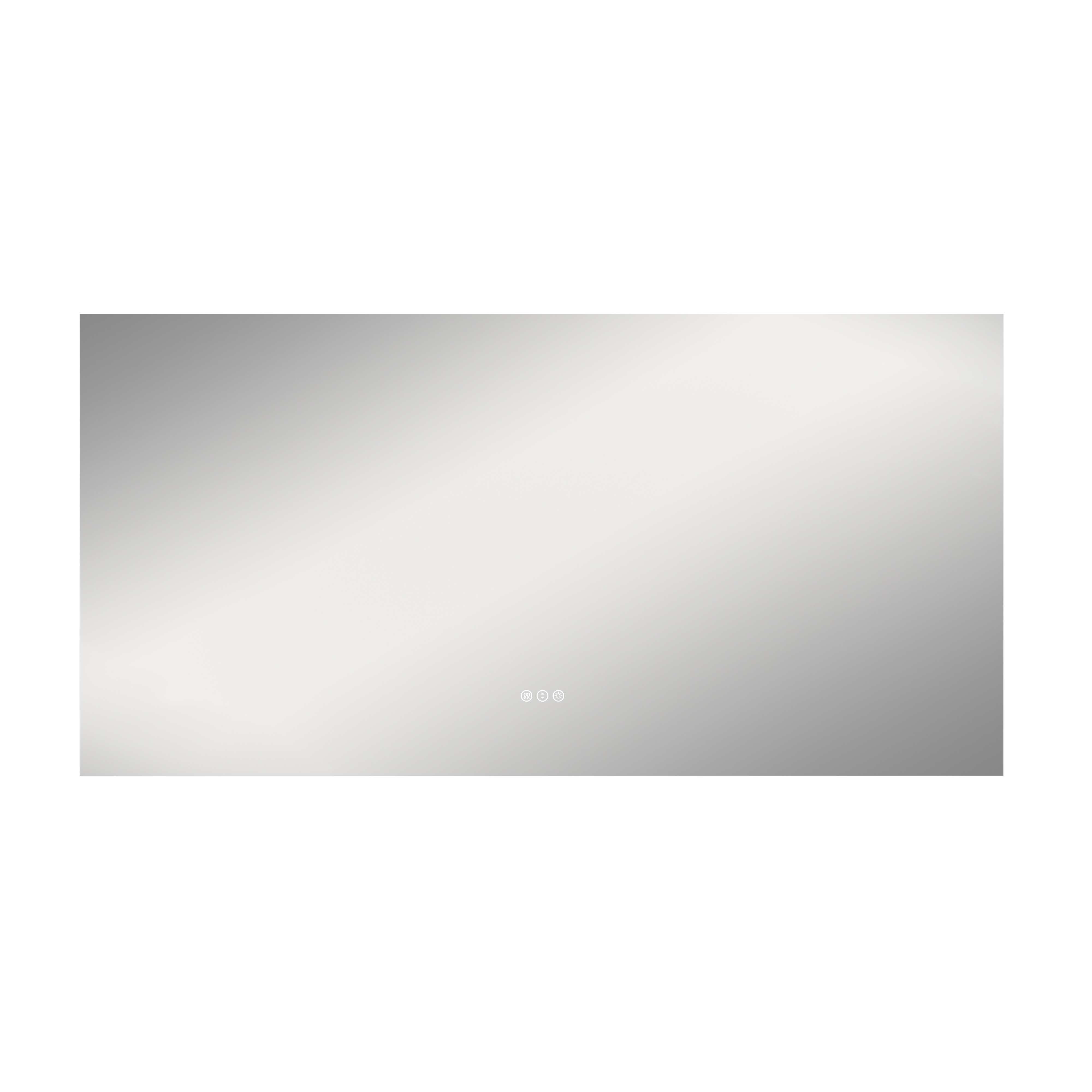 Anti-Fog Frameless LED Bathroom Mirror with Backlit