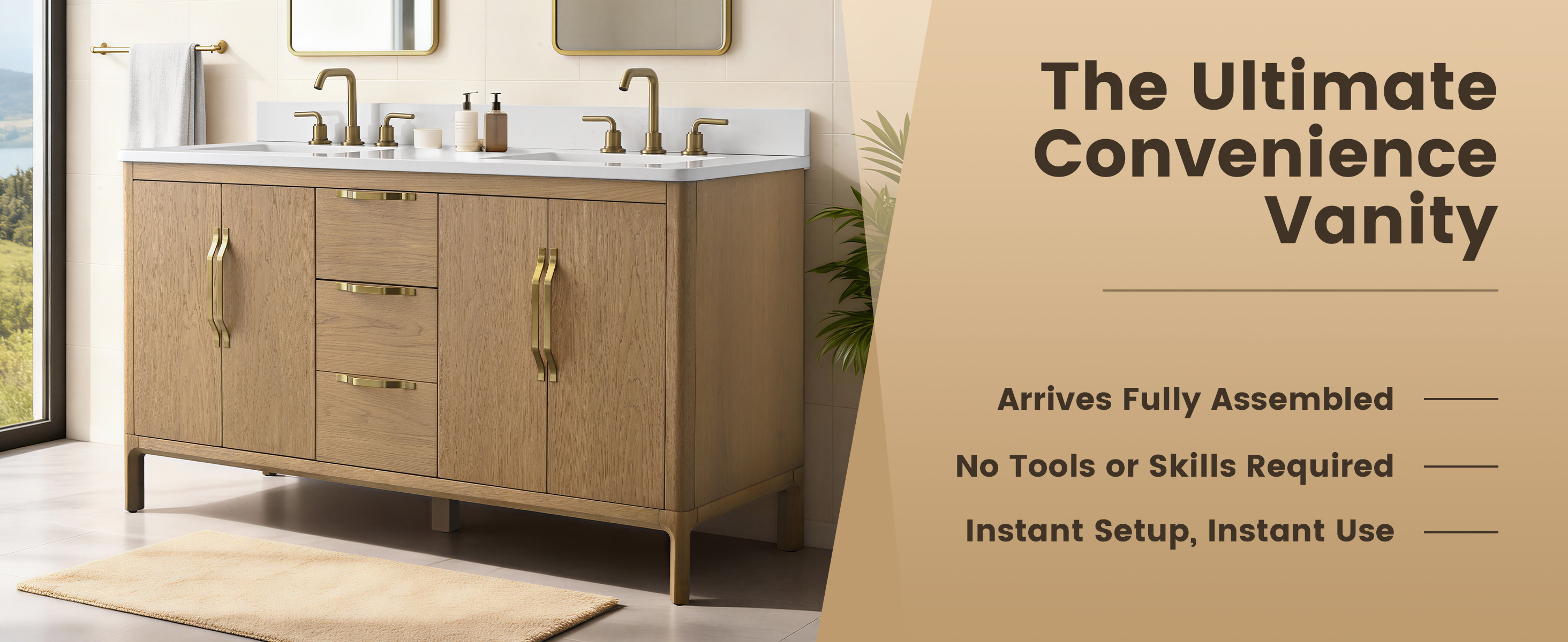 60-inch Bathroom Vanity