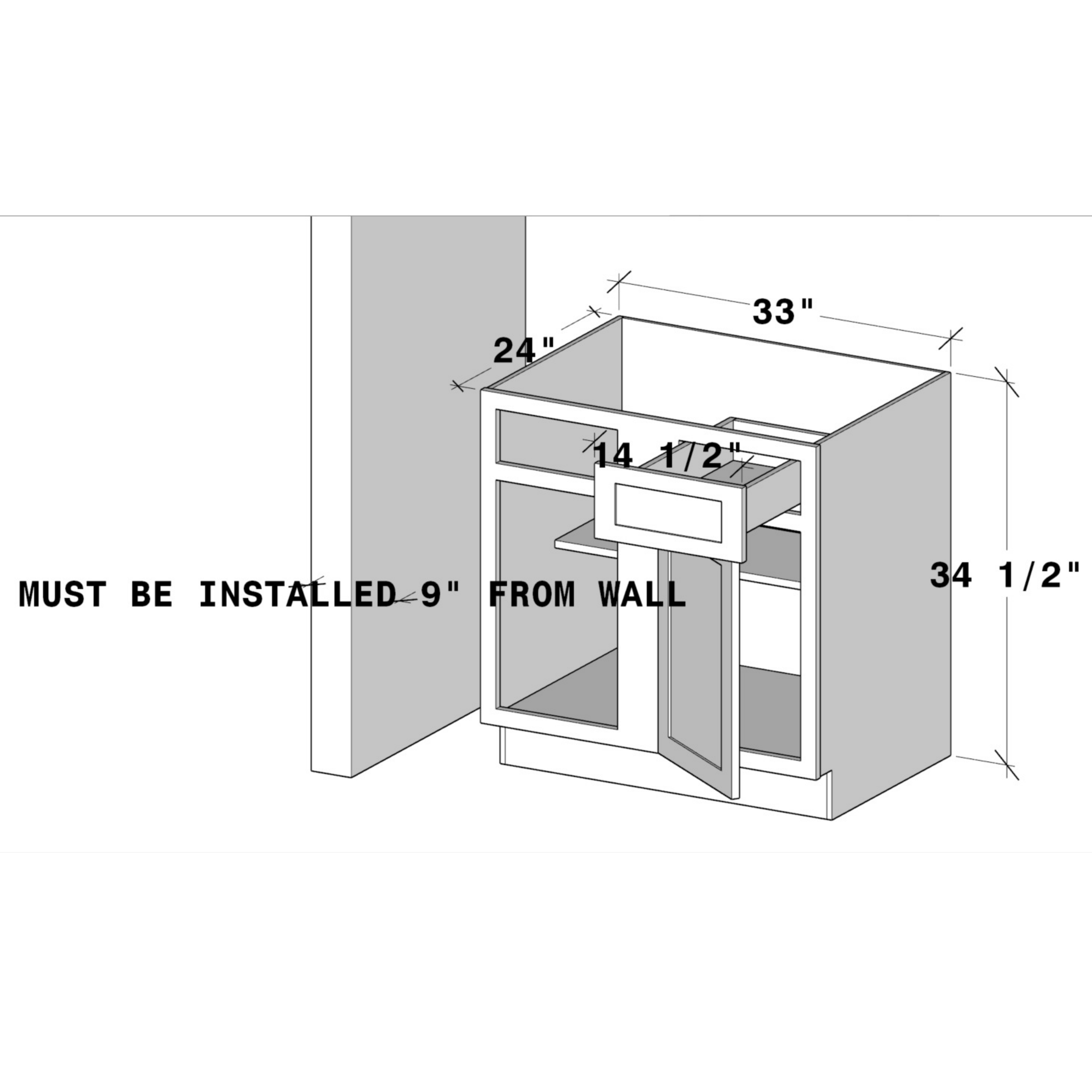 RTA Kitchen Cabinets White Shaker Style Complete DIY Set