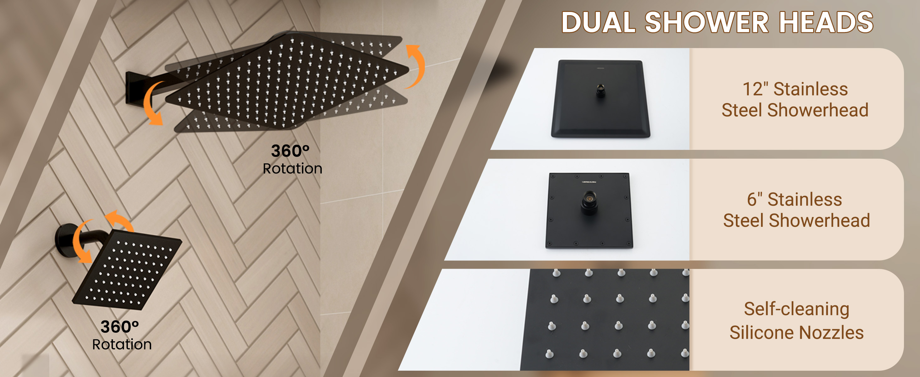 Dual Shower Head System