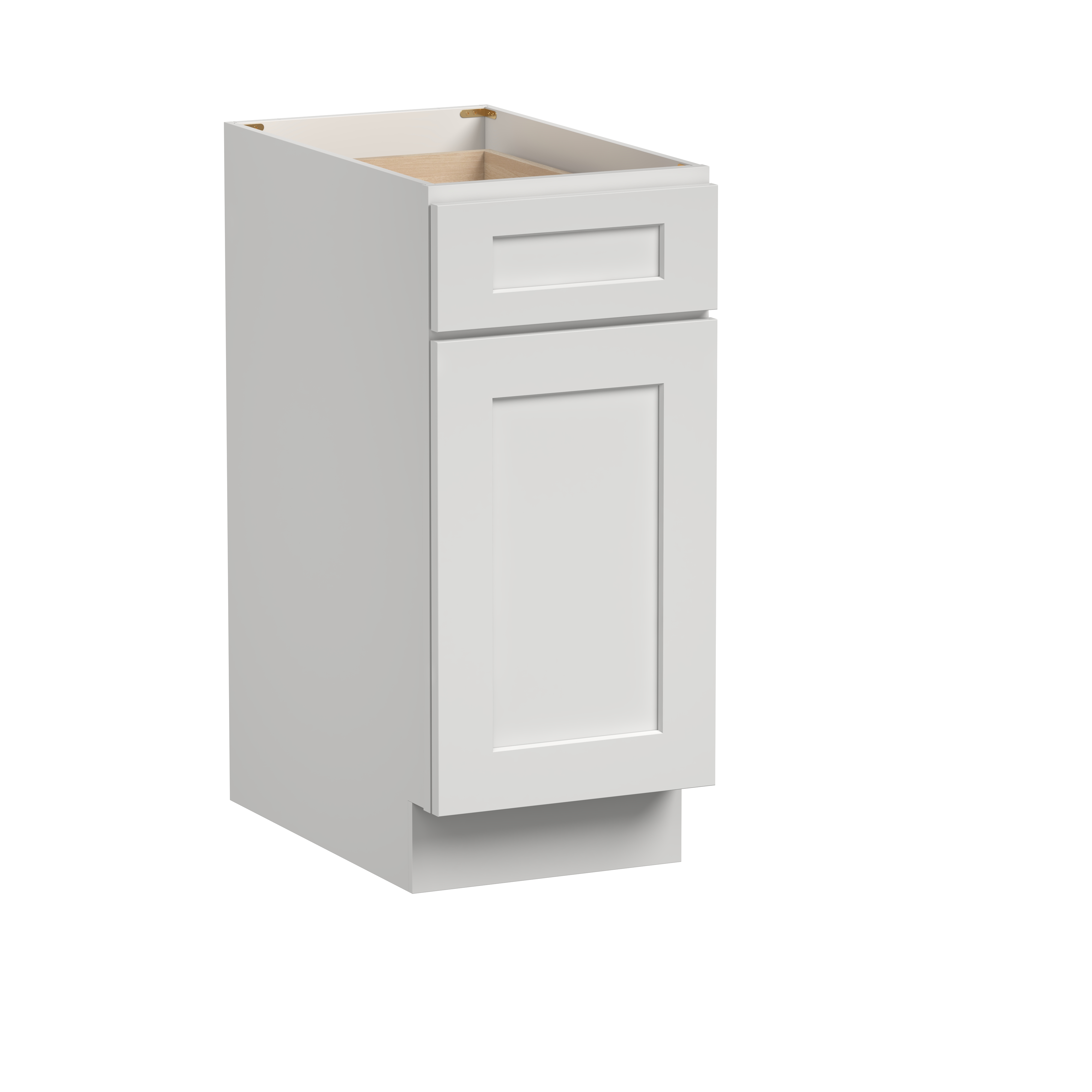 15"W x 24"D x 34.5"H Plywood Floor Base Kitchen Cabinet with Drawer Ready to Assemble