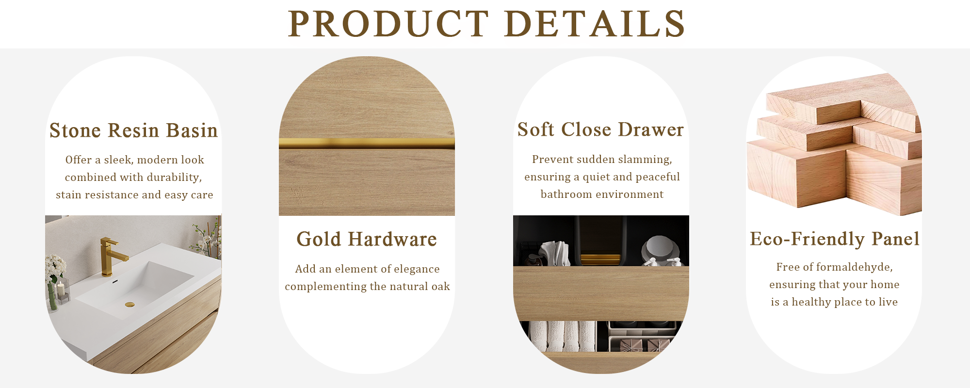 Wall-Mounted Bathroom Vanity Details