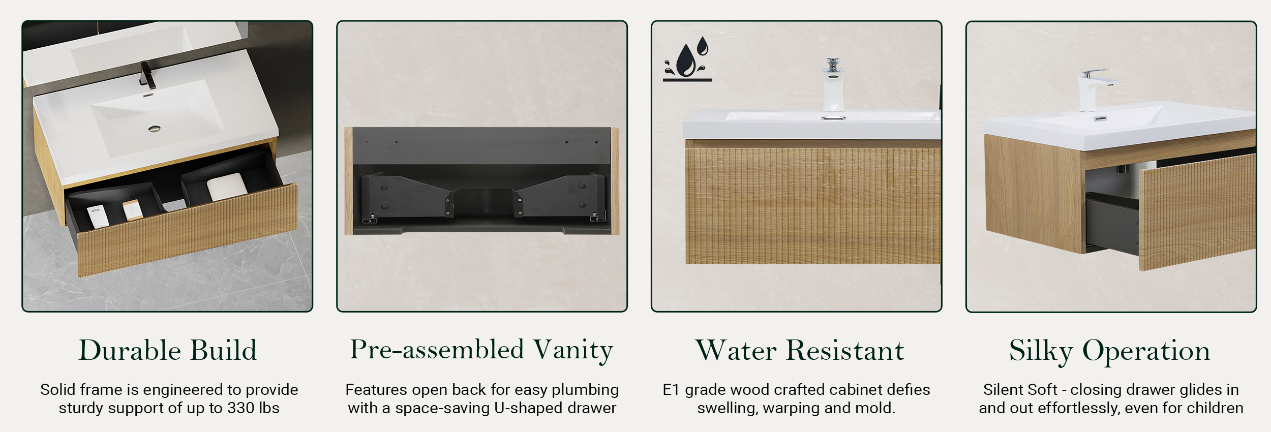 Floating Vanity Features