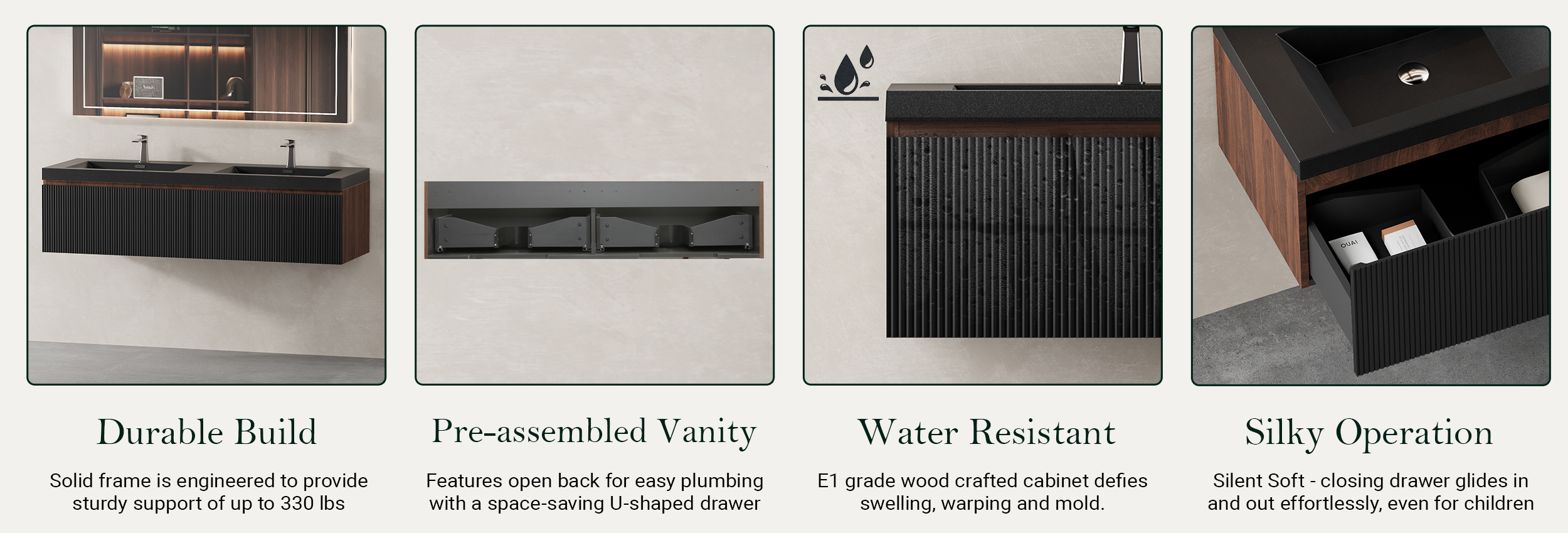 Bathroom Vanity with Sink Details