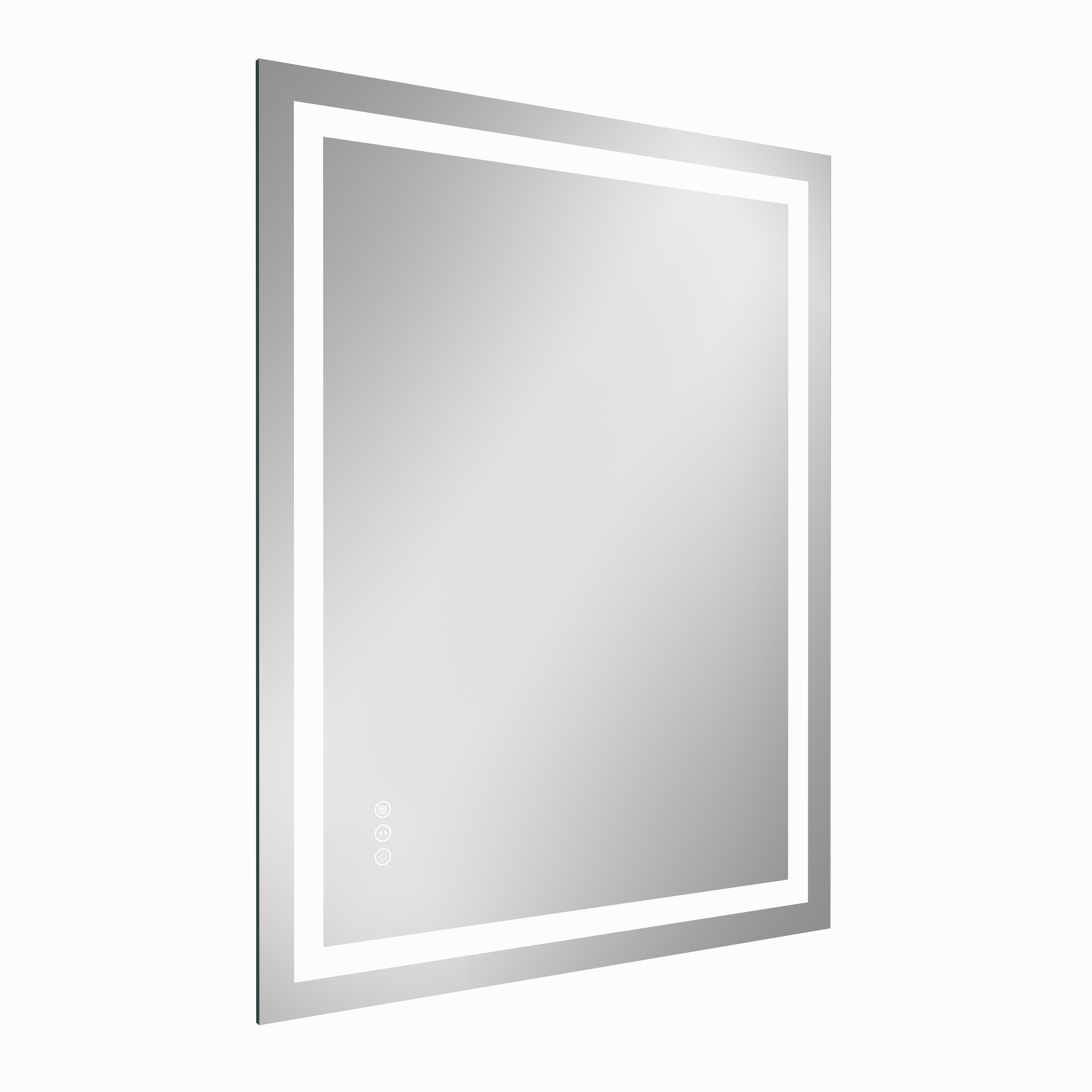 Frameless LED Bathroom Mirror with Memory Function