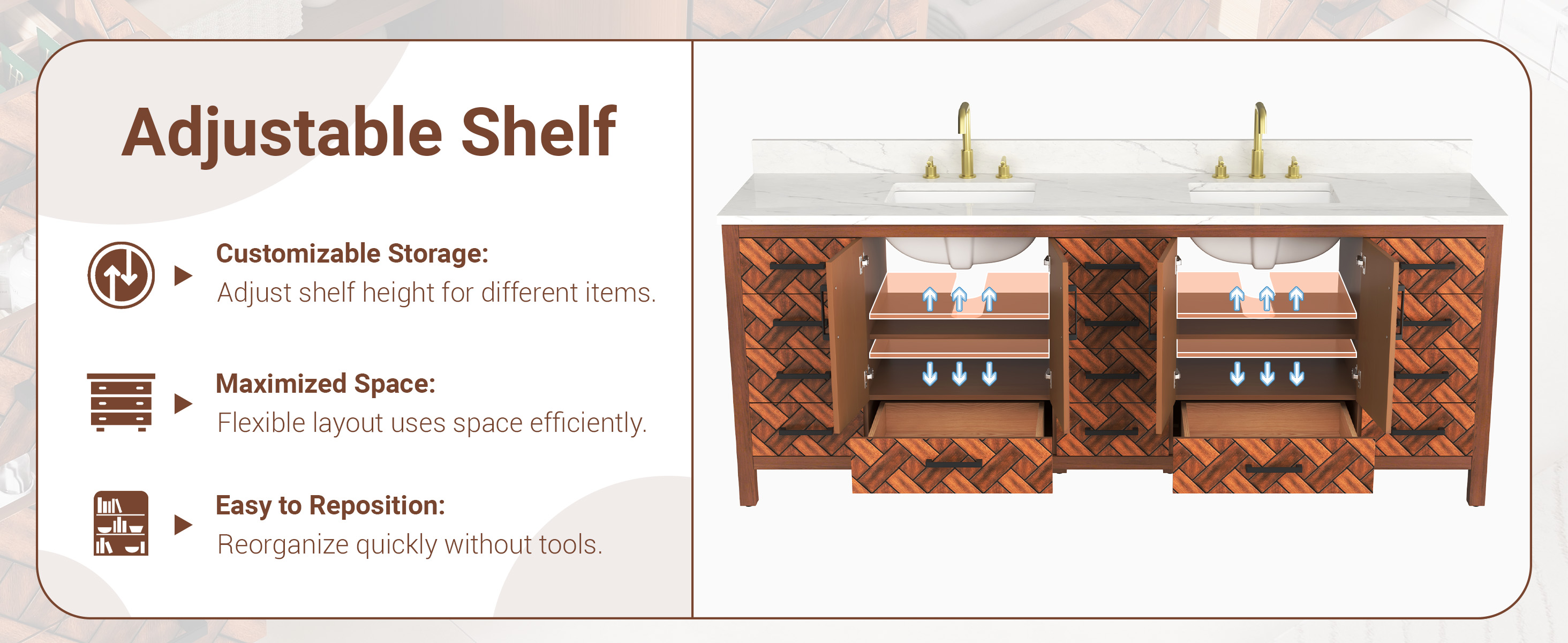 Large Storage Bathroom Vanity