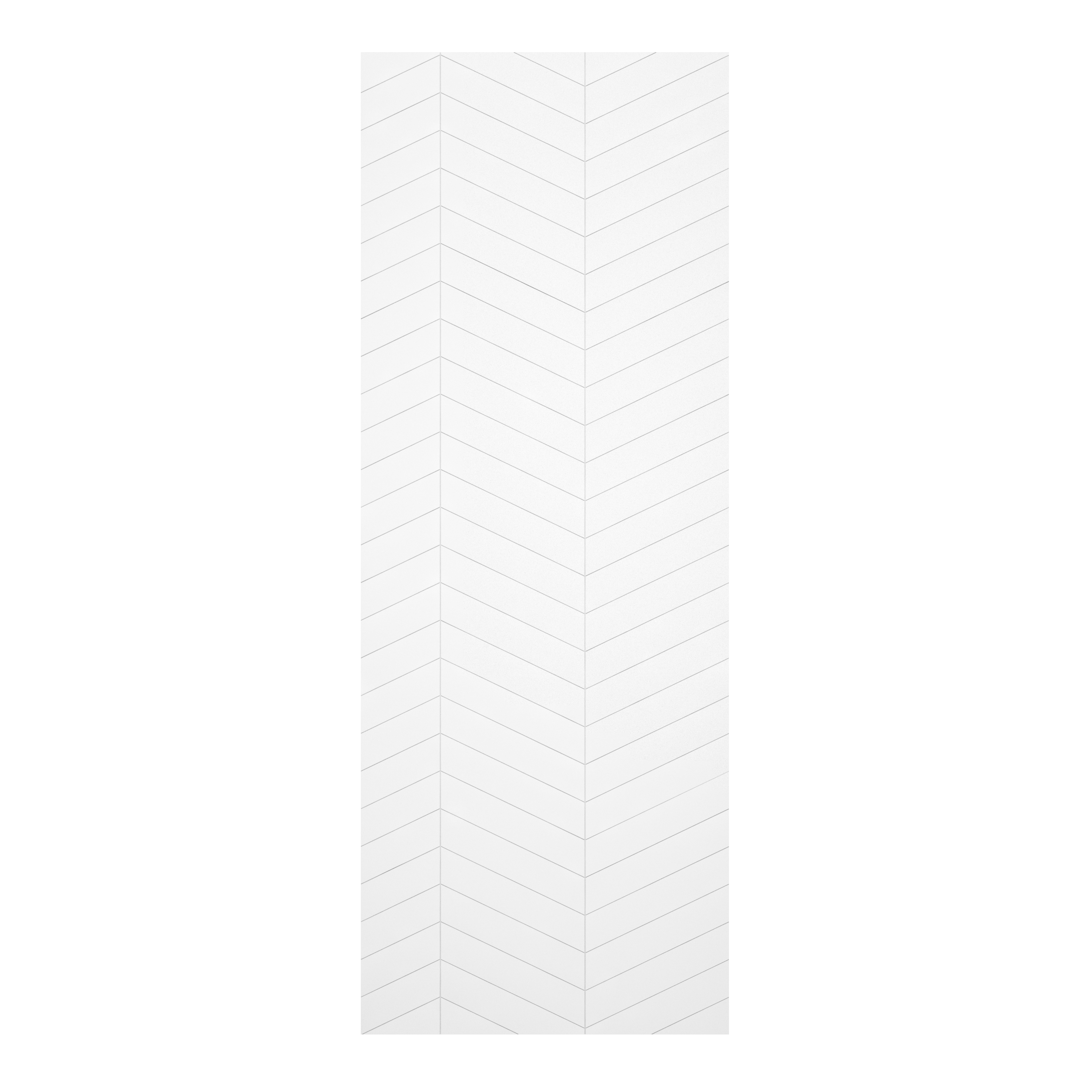 V-Shaped Herringbone SMC Shower Wall Panels with Waterproof & Easy Install