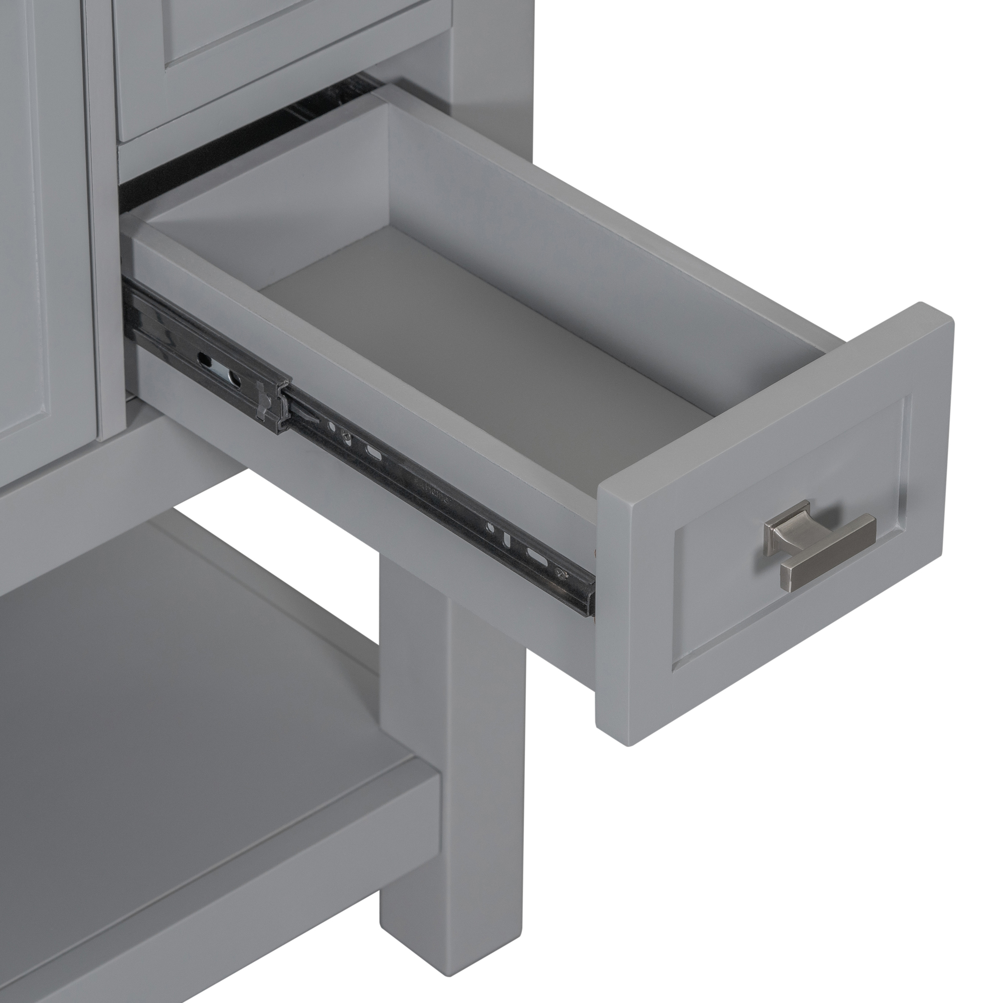 36'' Freestanding Single Sink Bathroom Vanity with 2 Soft Closing Doors and 6 Drawers