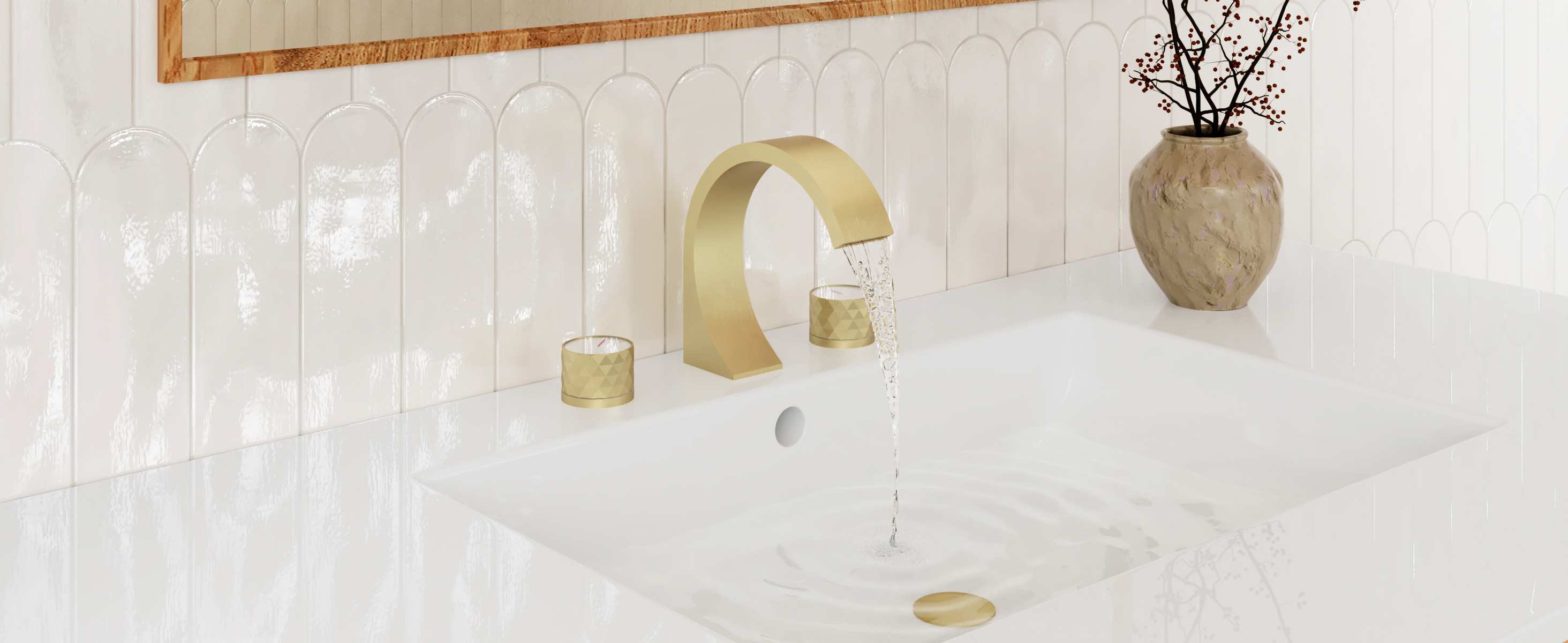 double handle sink faucet