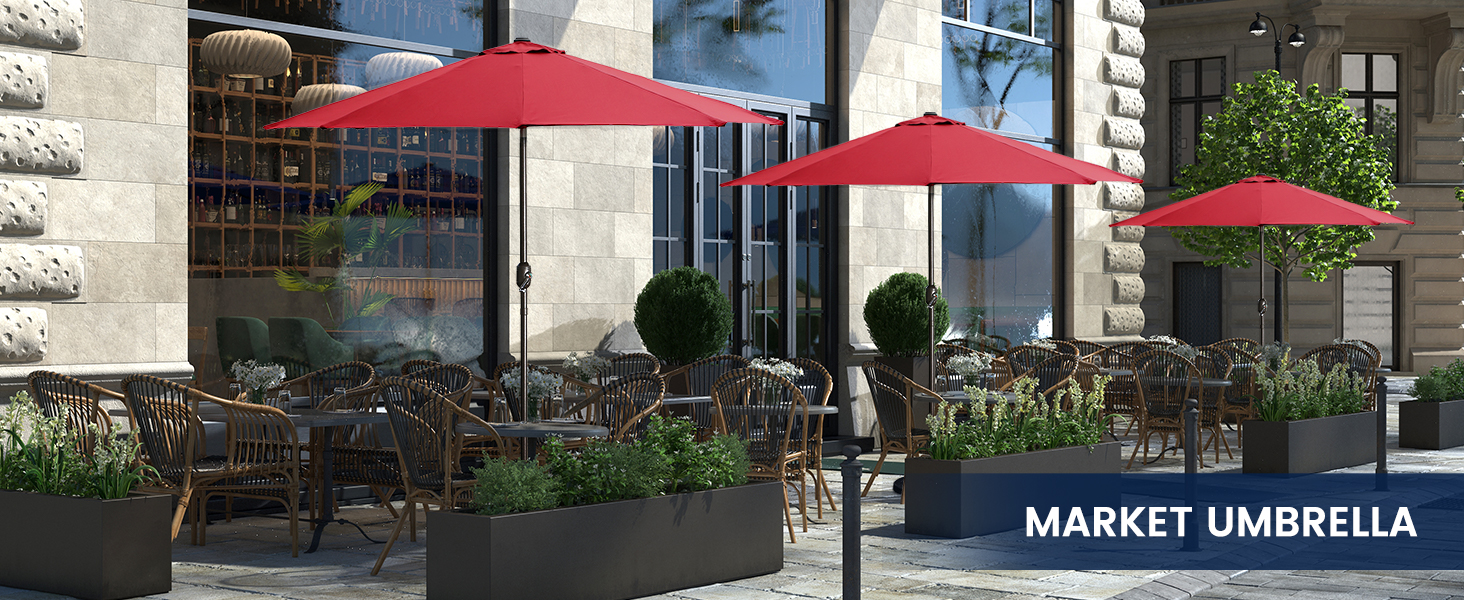9ft market umbrella
