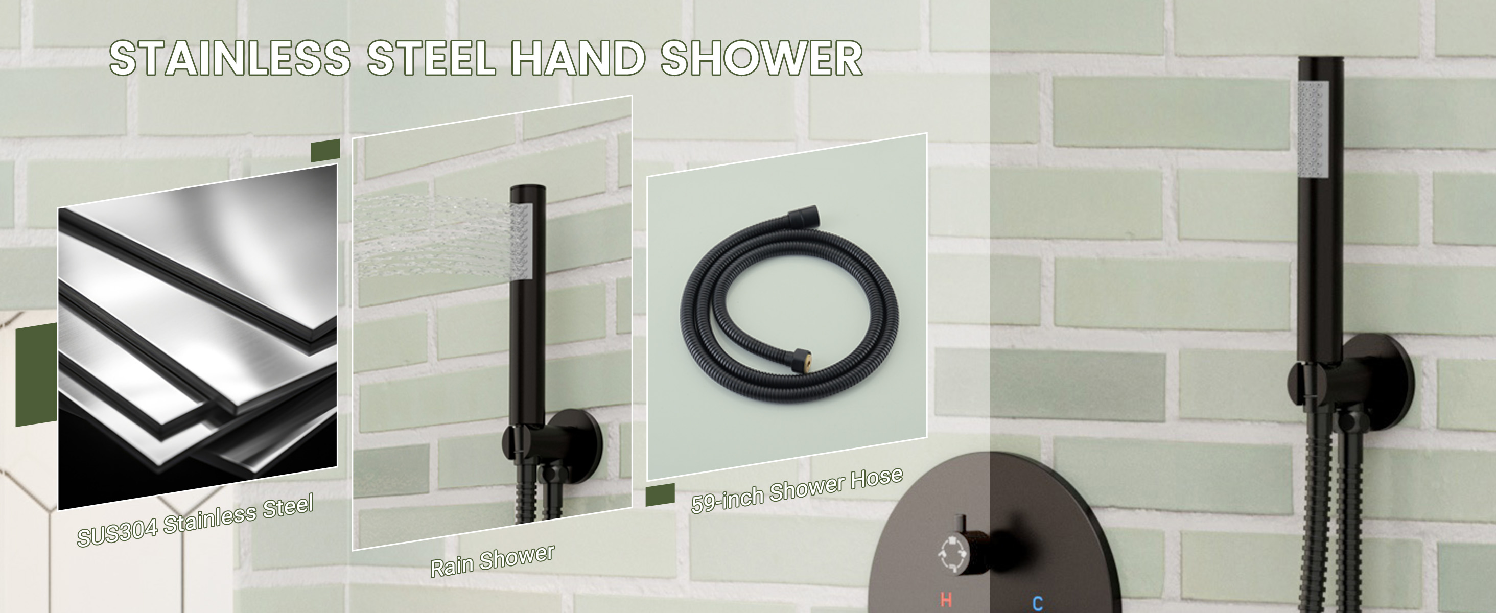 Shower System with Handheld