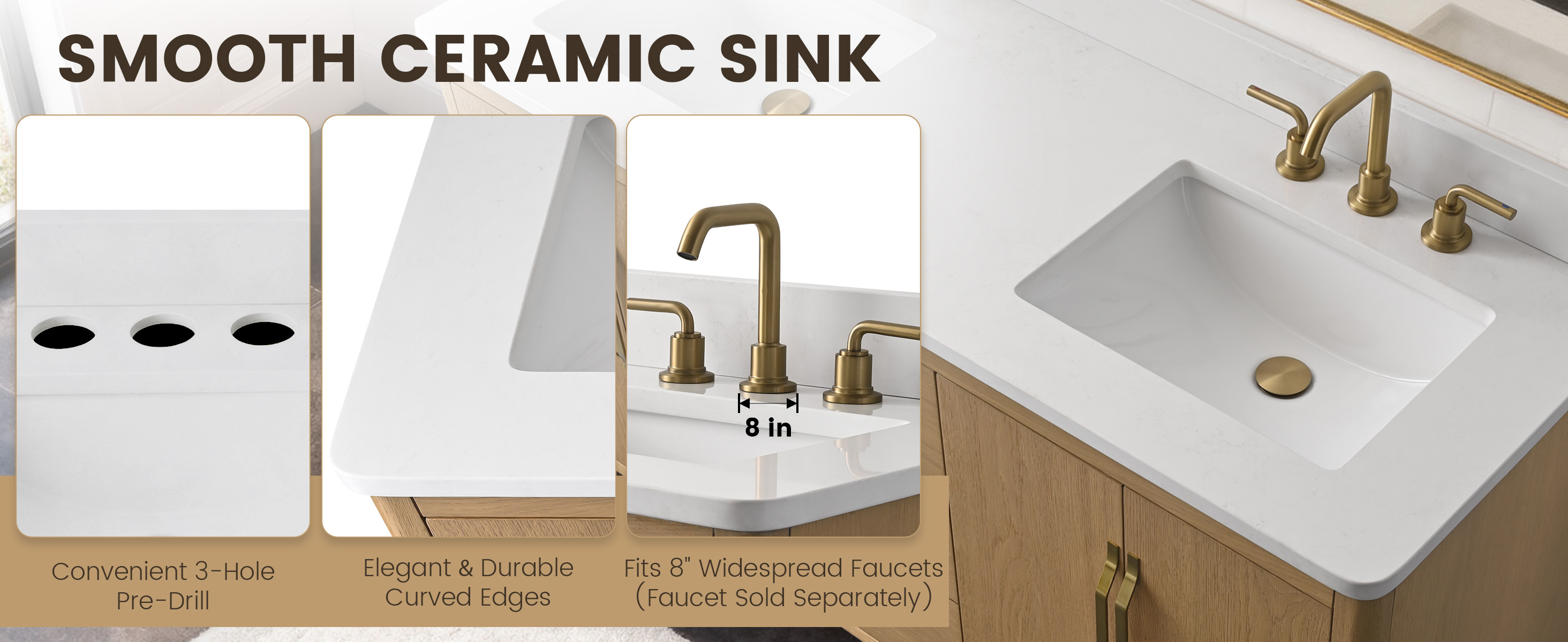 Bathroom Vanity with Double Sink