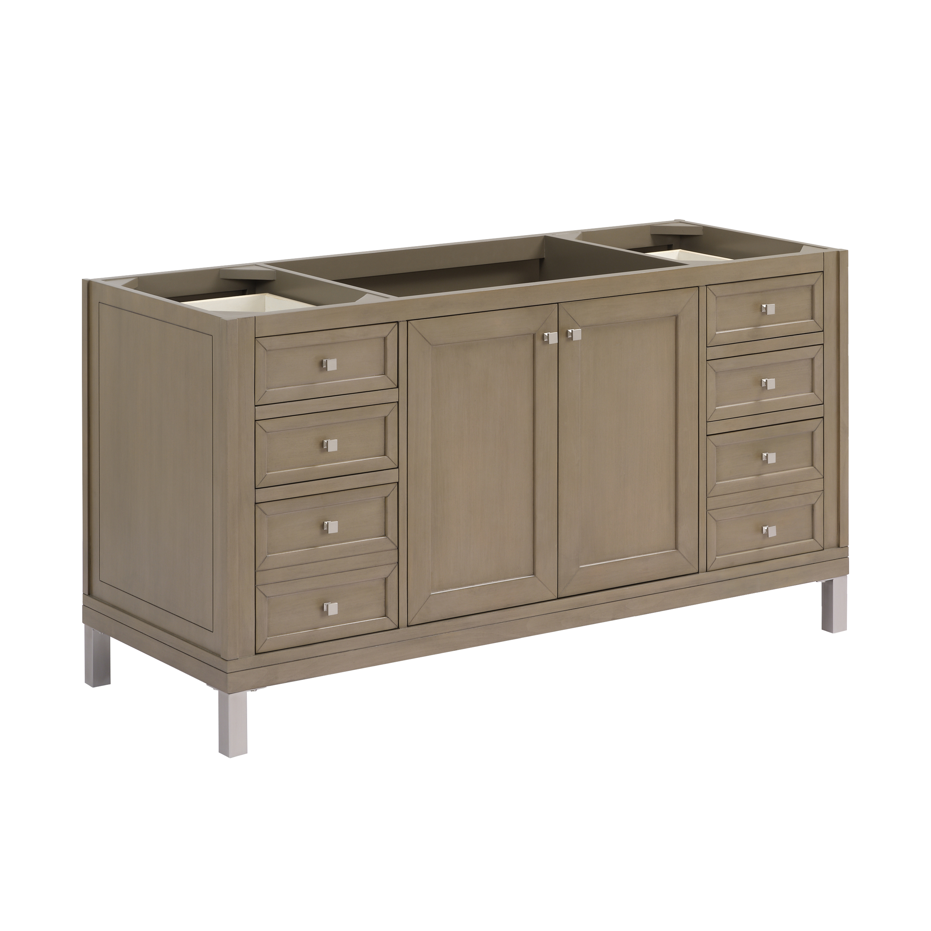 James Martin Chicago 60" Single Vanity Cabinet with Doors, Drawers & Adjustable Shelves