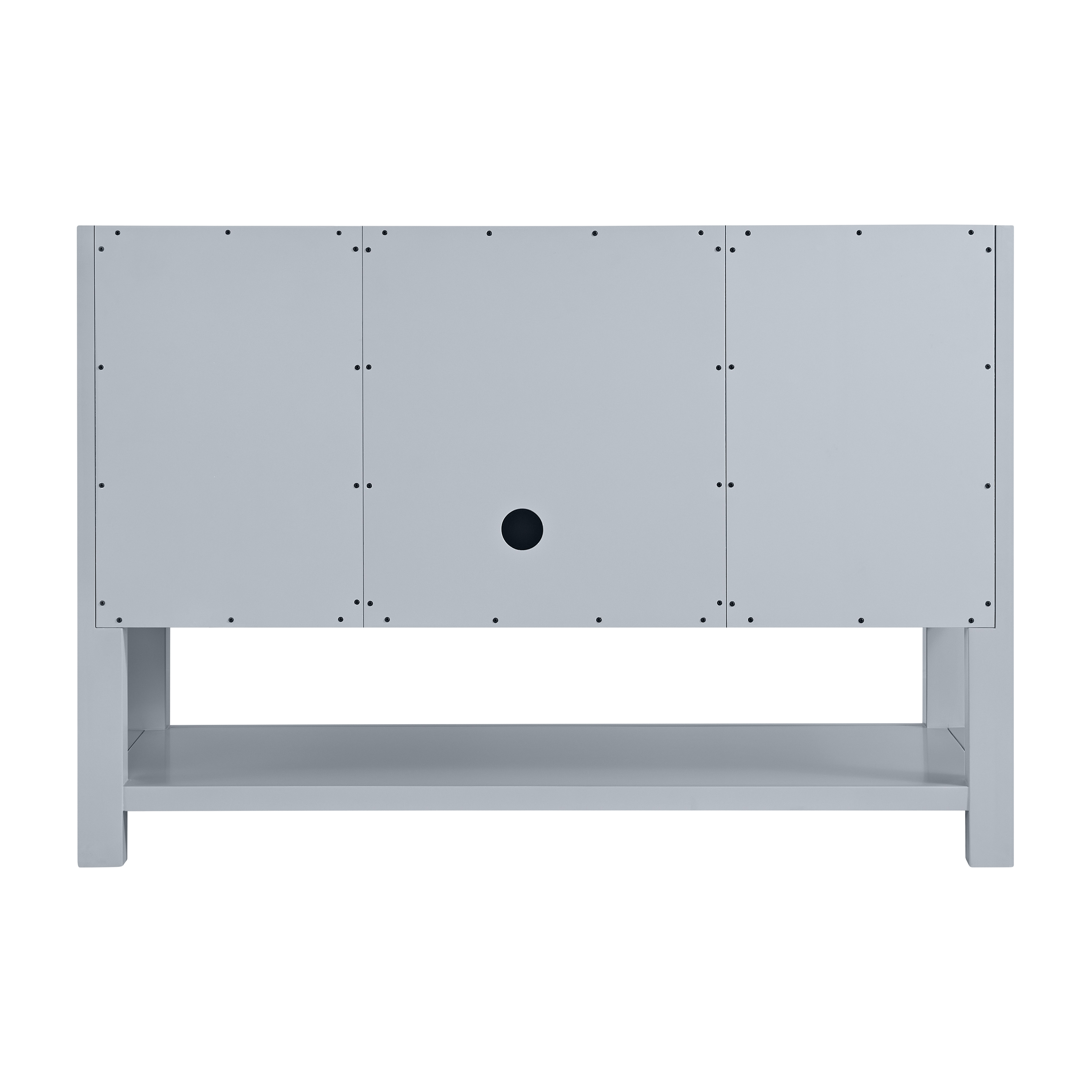 James Martin Breckenridge 48" Single Door Vanity Cabinet with Built in USB/120V Power Outlet, Serenity Blue