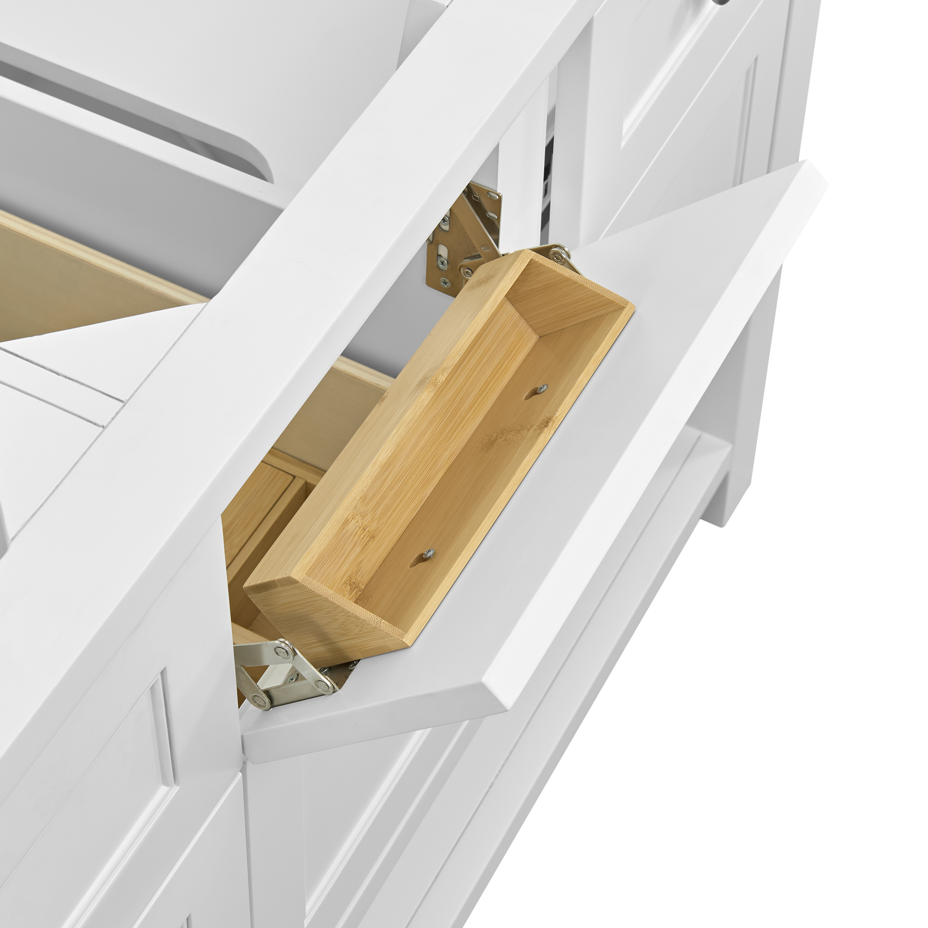 James Martin Breckenridge 60" Double Vanity Cabinet, Bright White