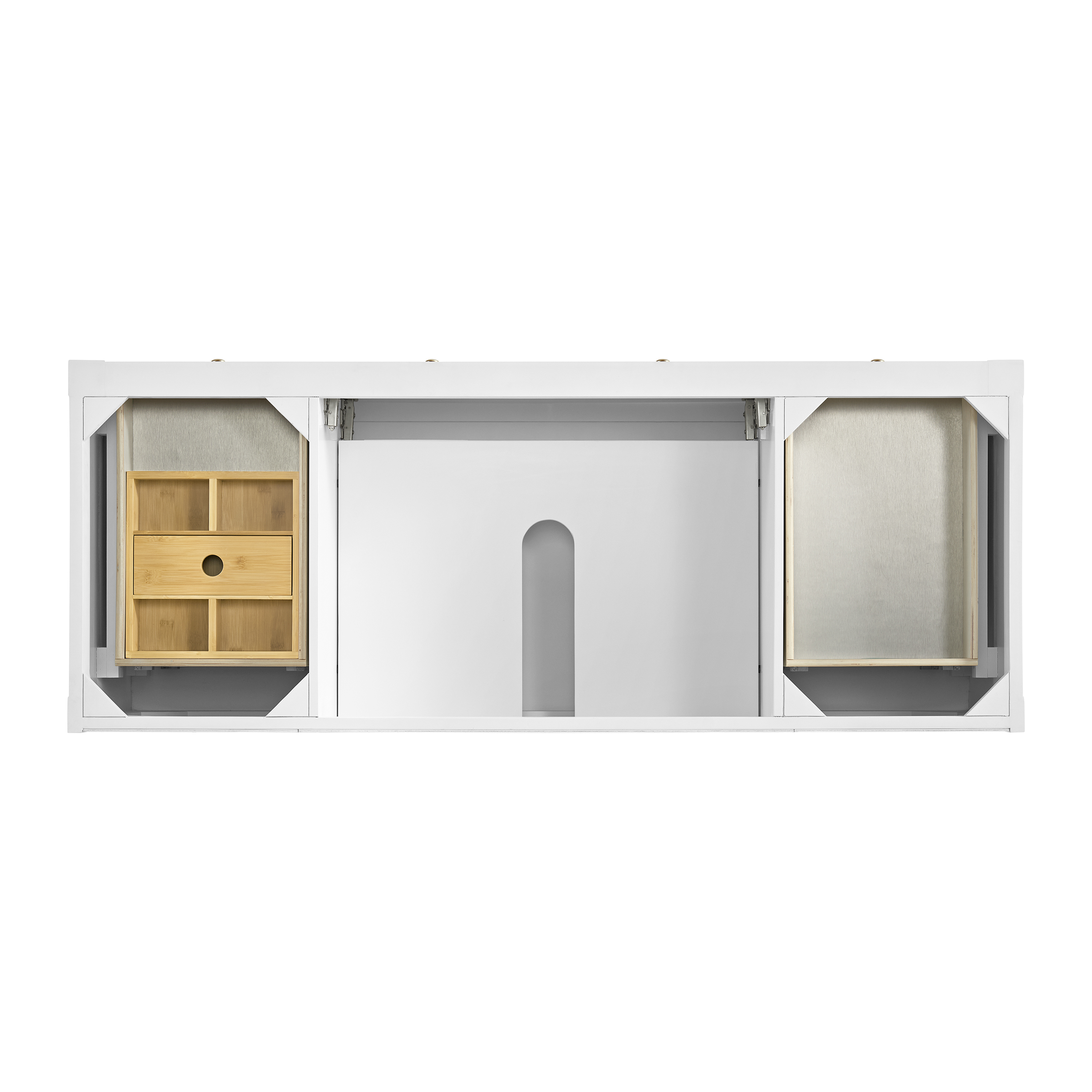 James Martin Breckenridge 60" Single Vanity Cabinet with Built-in USB/120V Power Outlet