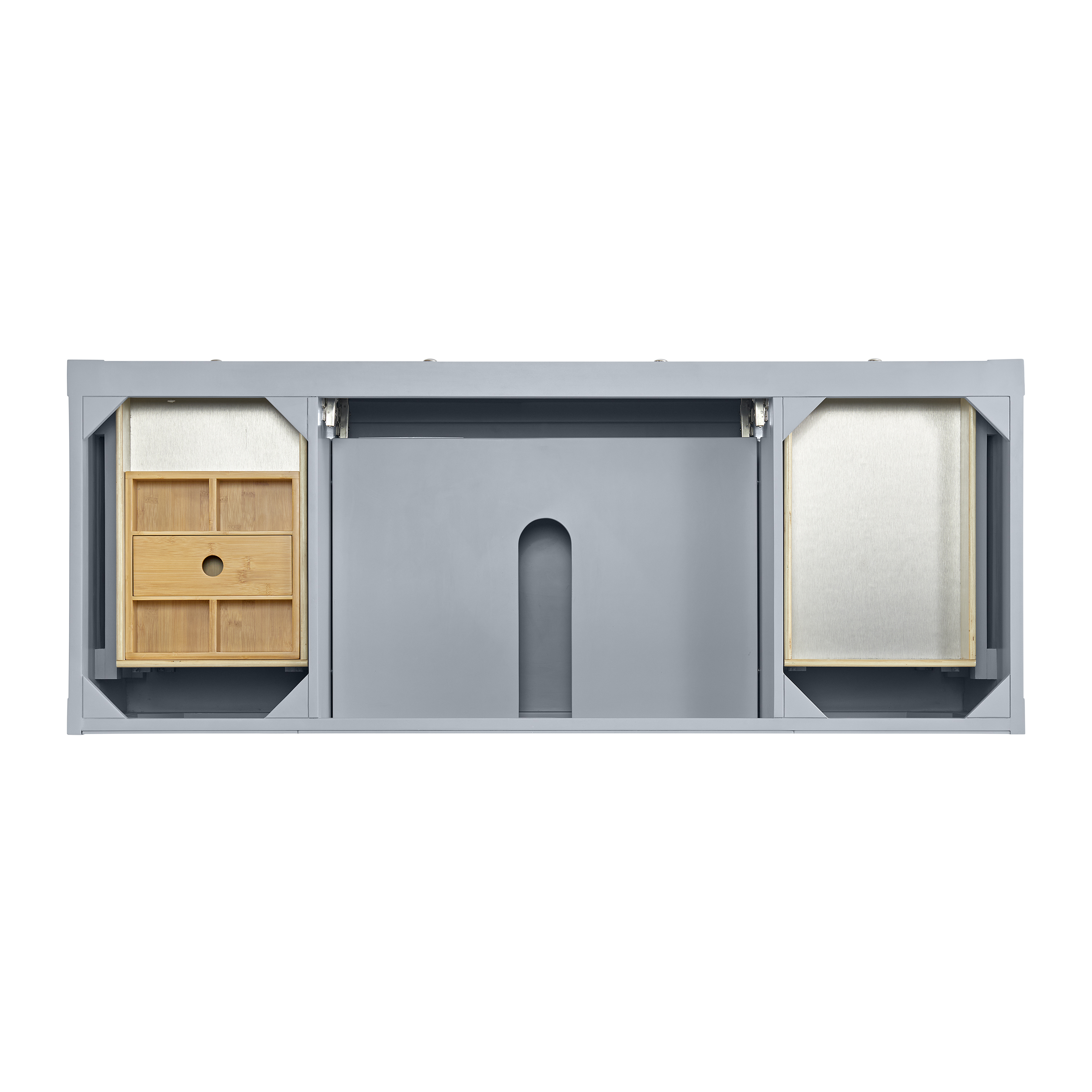 James Martin Breckenridge 60" Single Vanity Cabinet with Built-in USB/120V Power Outlet