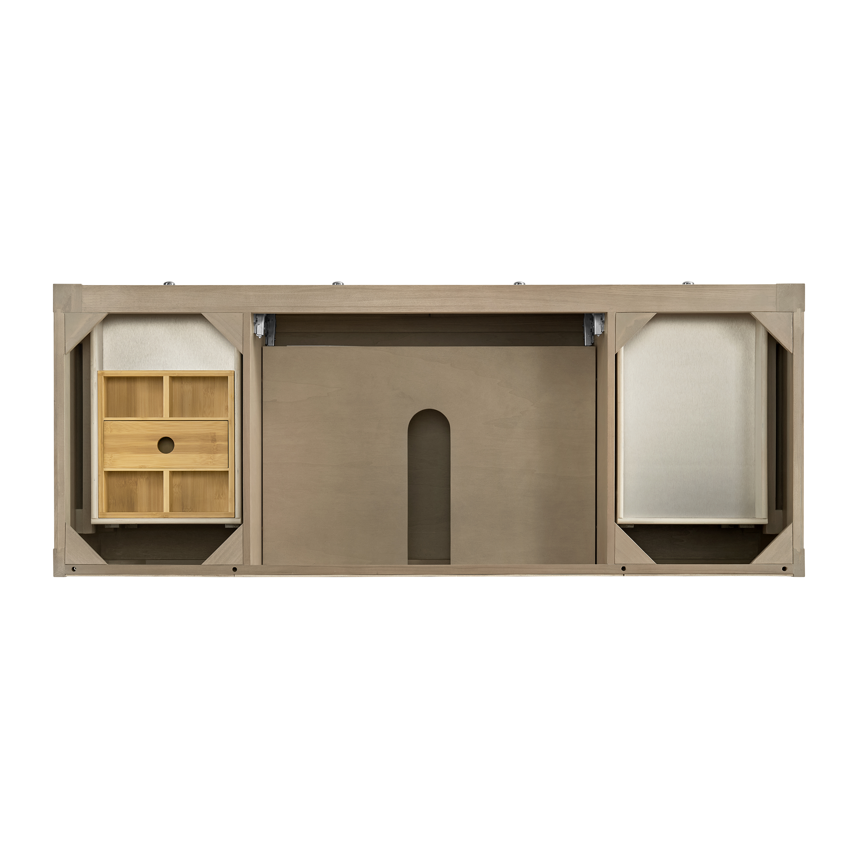 James Martin Breckenridge 60" Single Vanity Cabinet with Built-in USB/120V Power Outlet