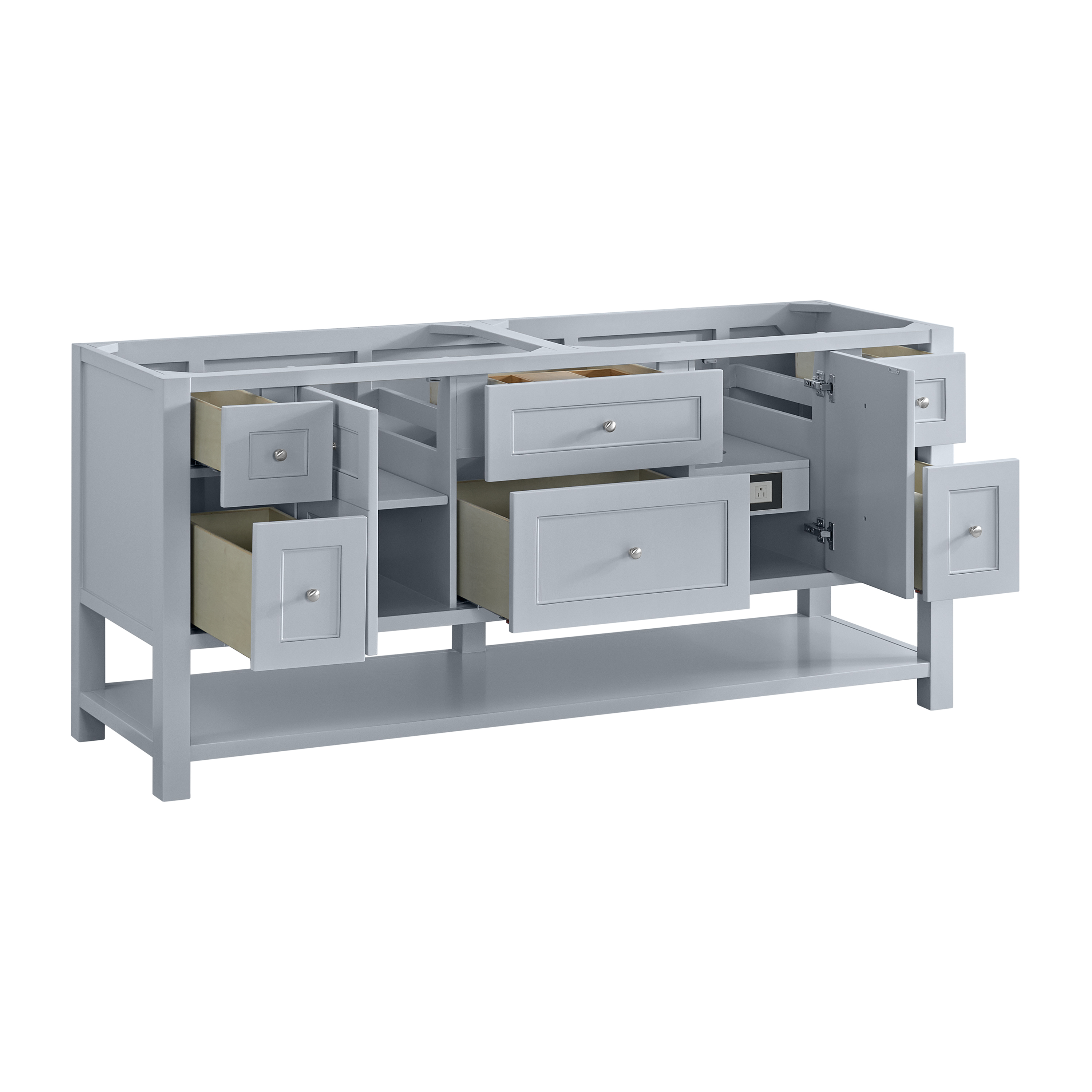 James Martin Breckenridge 72" Double Vanity, Serenity Blue