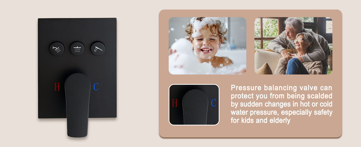 Pressure-Balanced Shower System