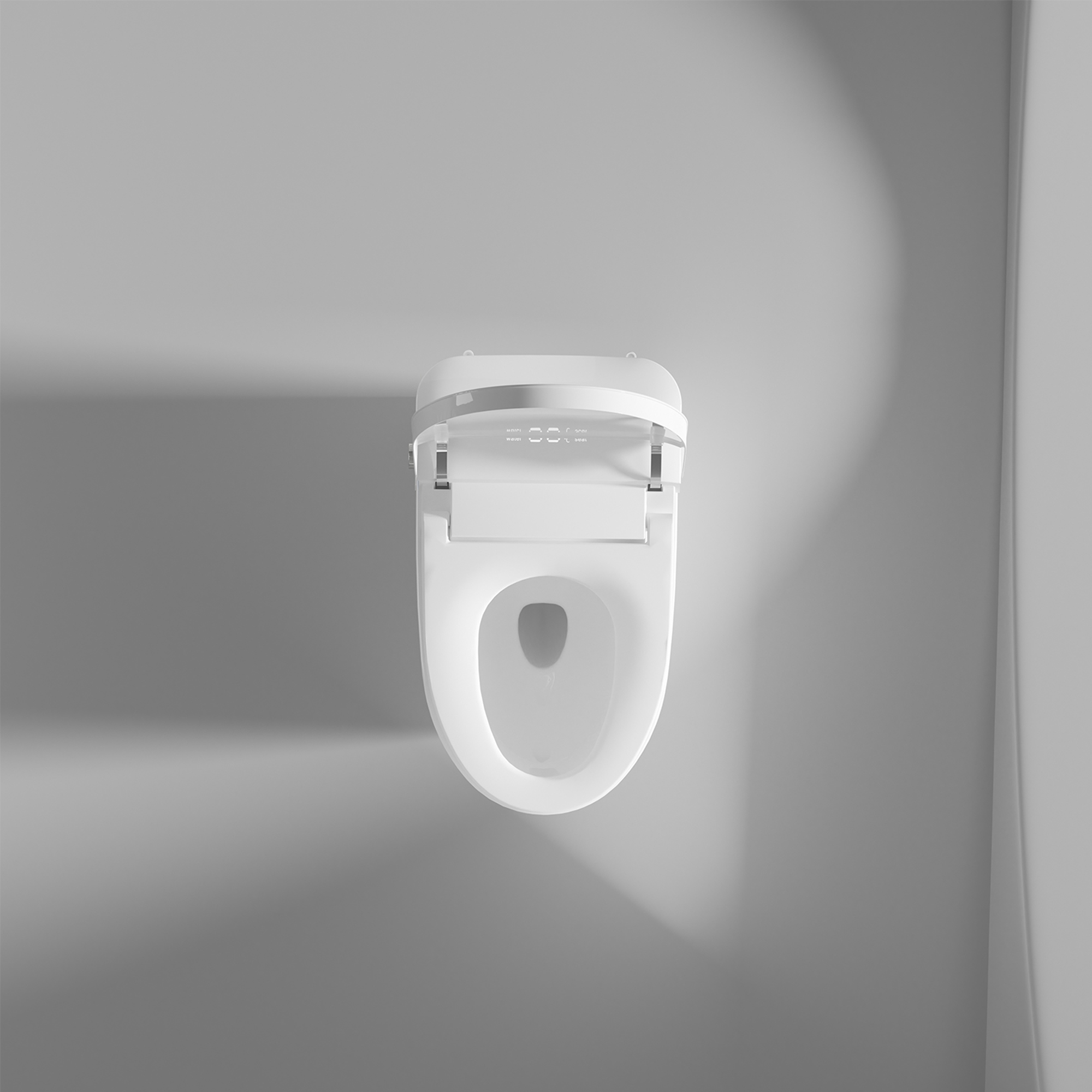 Heated Bidet Smart Toilet with Dryer and Auto Open-Close Seat