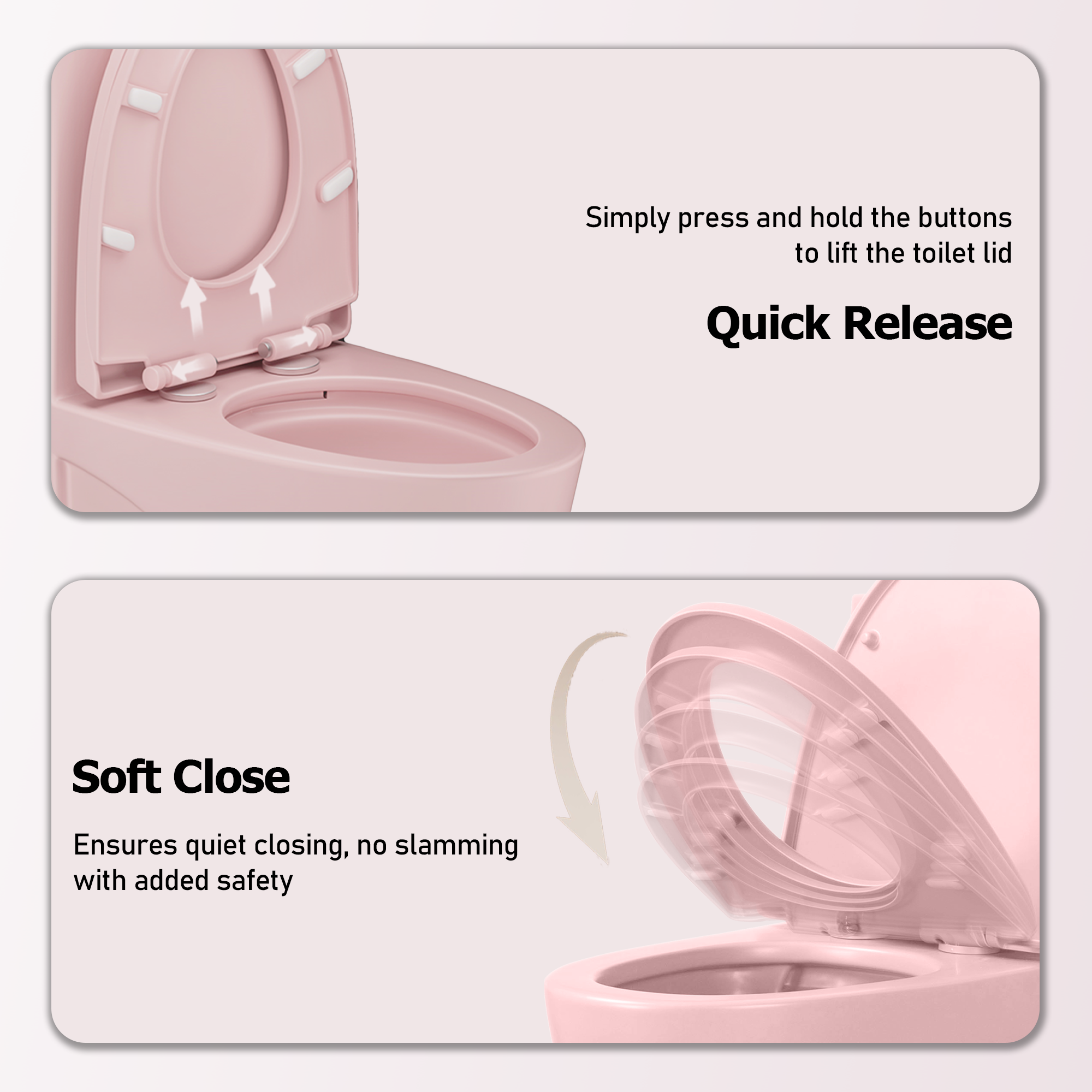 Dual-Flush 1.1/1.6 GPF Elongated One-Piece Toilet with Soft-Close Seat