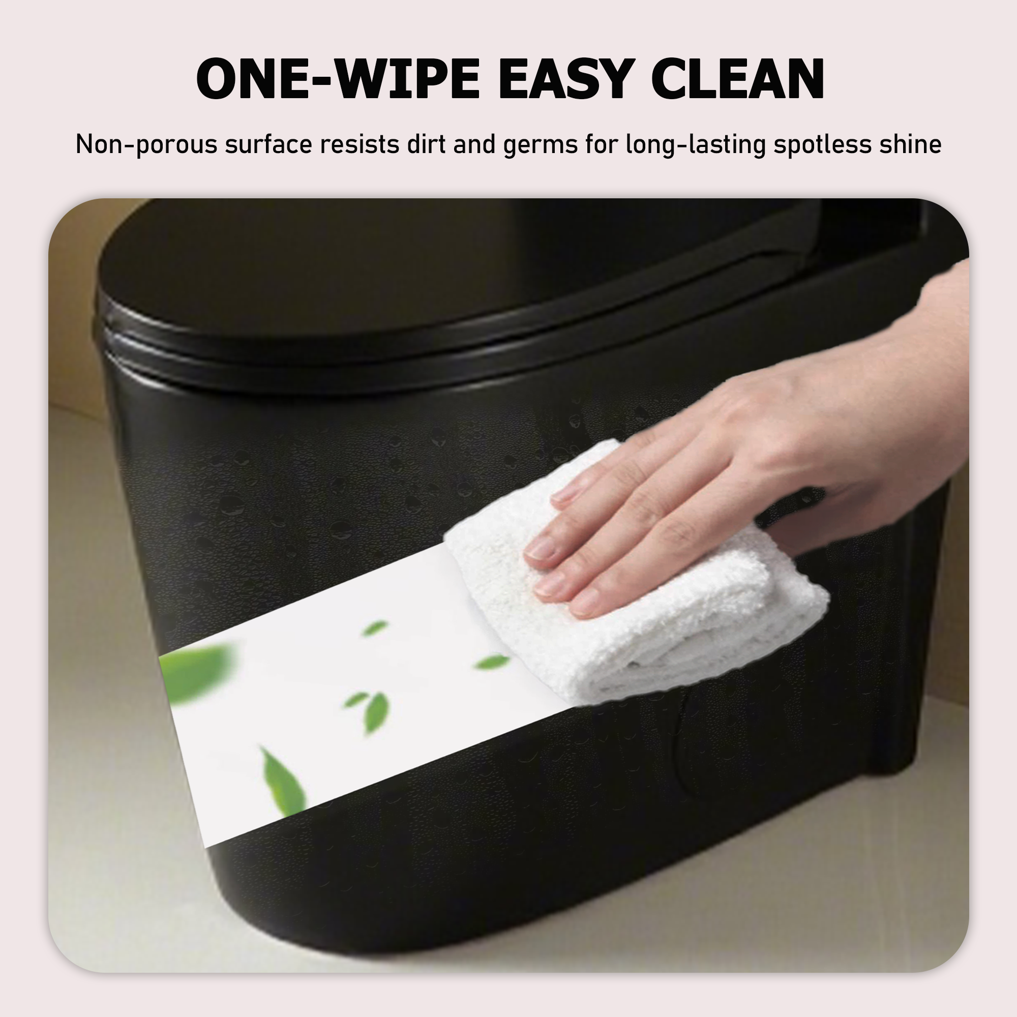 Dual-Flush 1.1/1.6 GPF Elongated One-Piece Toilet with Soft-Close Seat