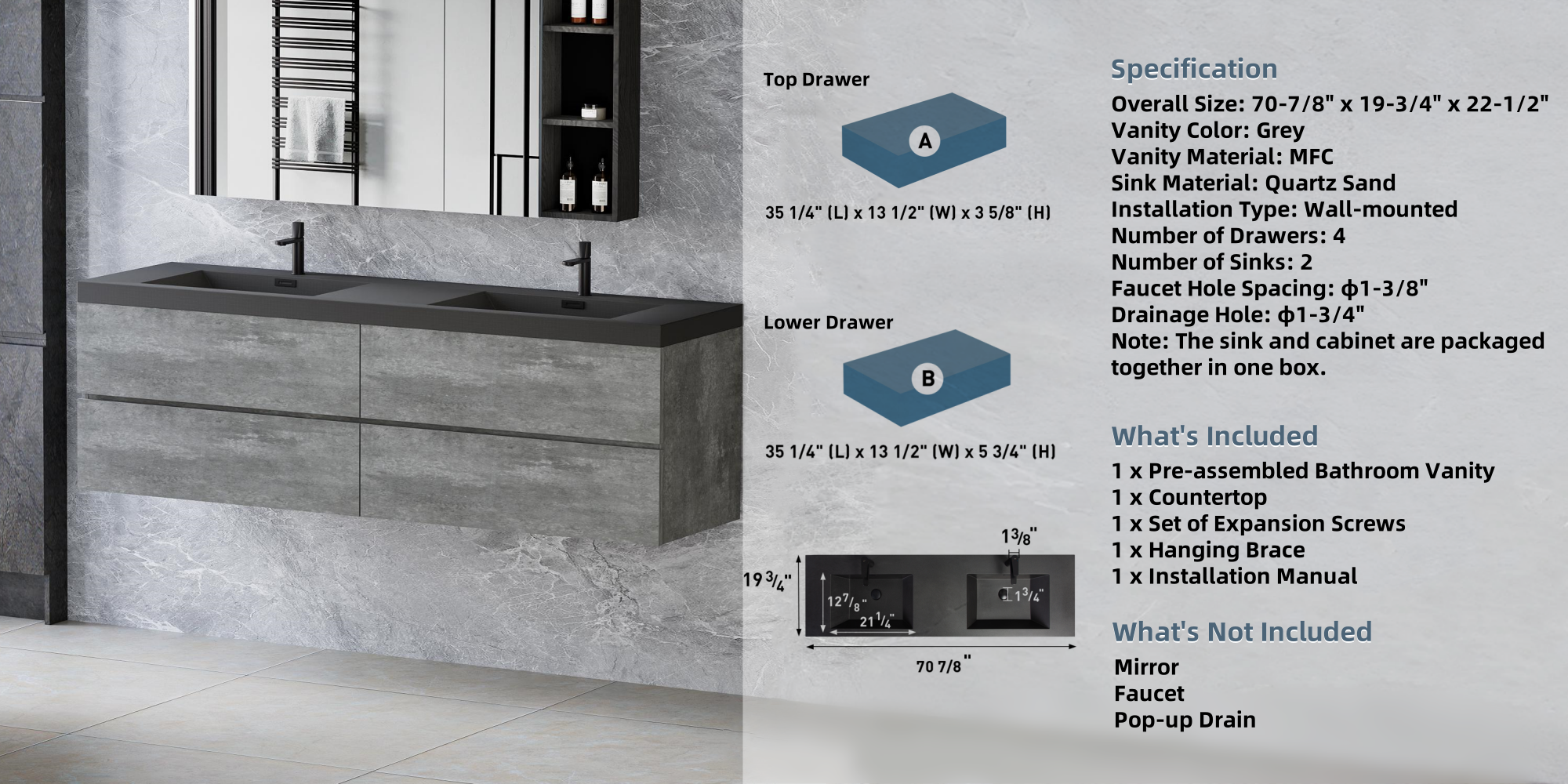 Bathroom Vanity Specification