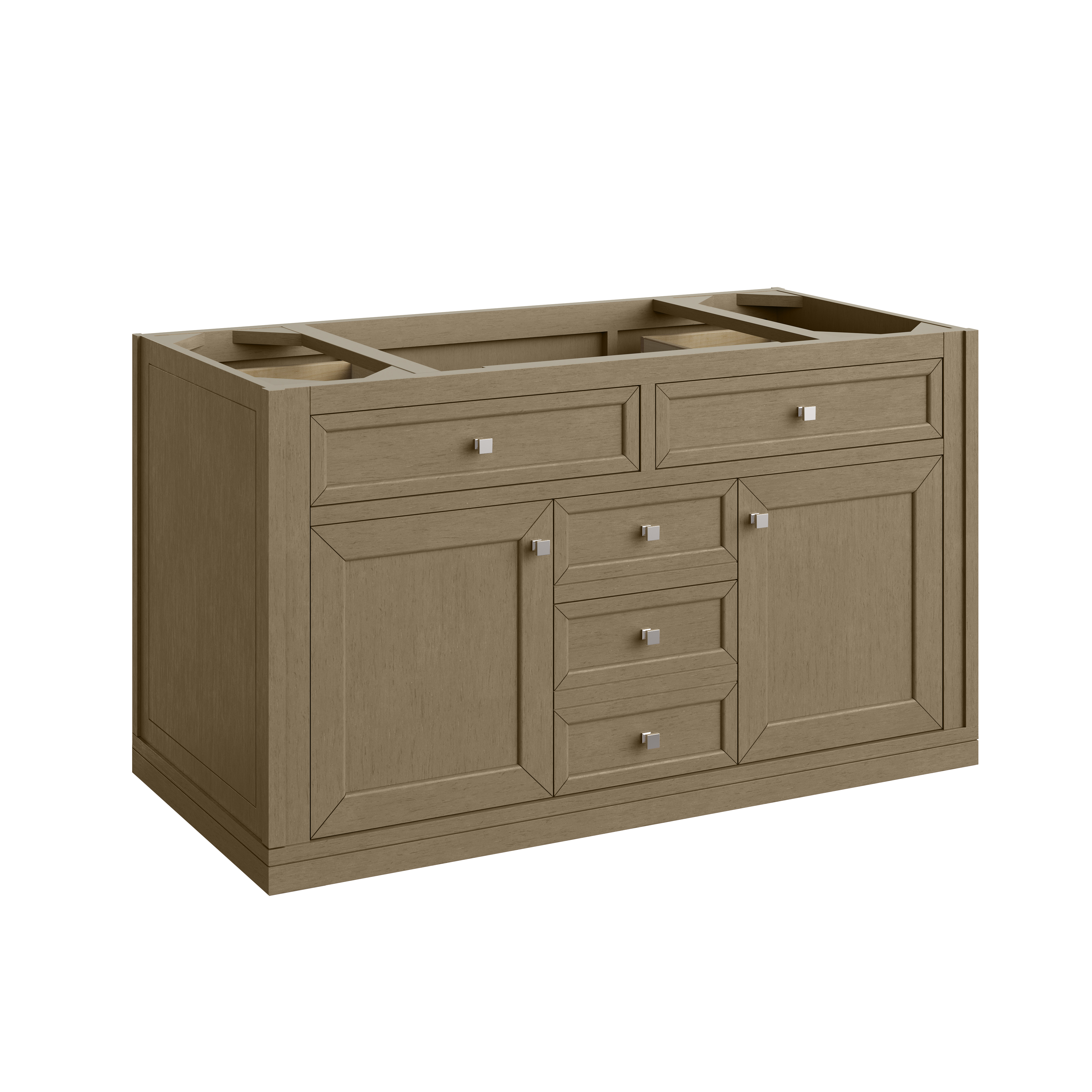 James Martin Chicago 48" Single Vanity Cabinet with Shelves & Drawers