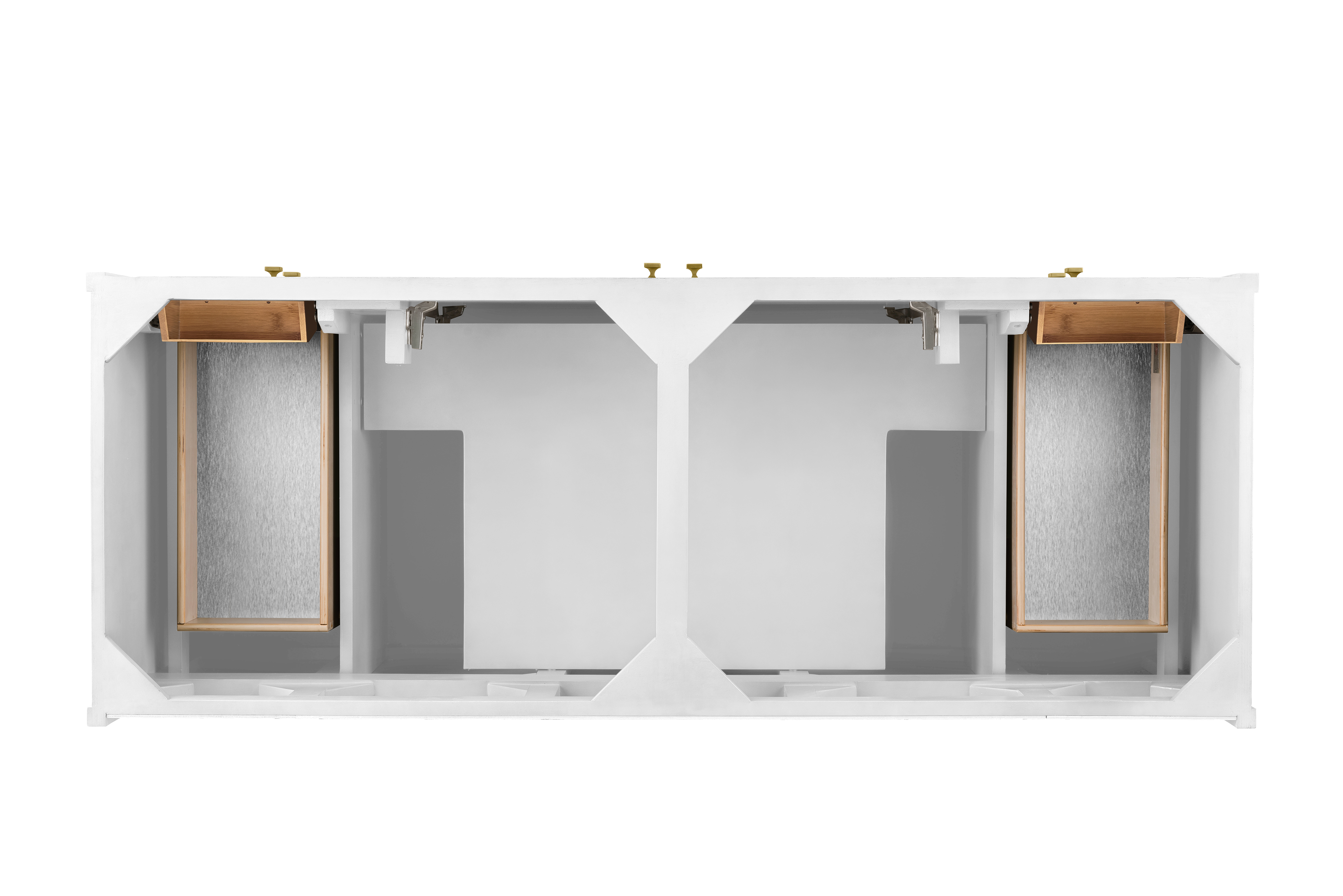 James Martin Chicago 60" Double Vanity Cabinet with Double Doors, Drawers & Adjustable Shelves