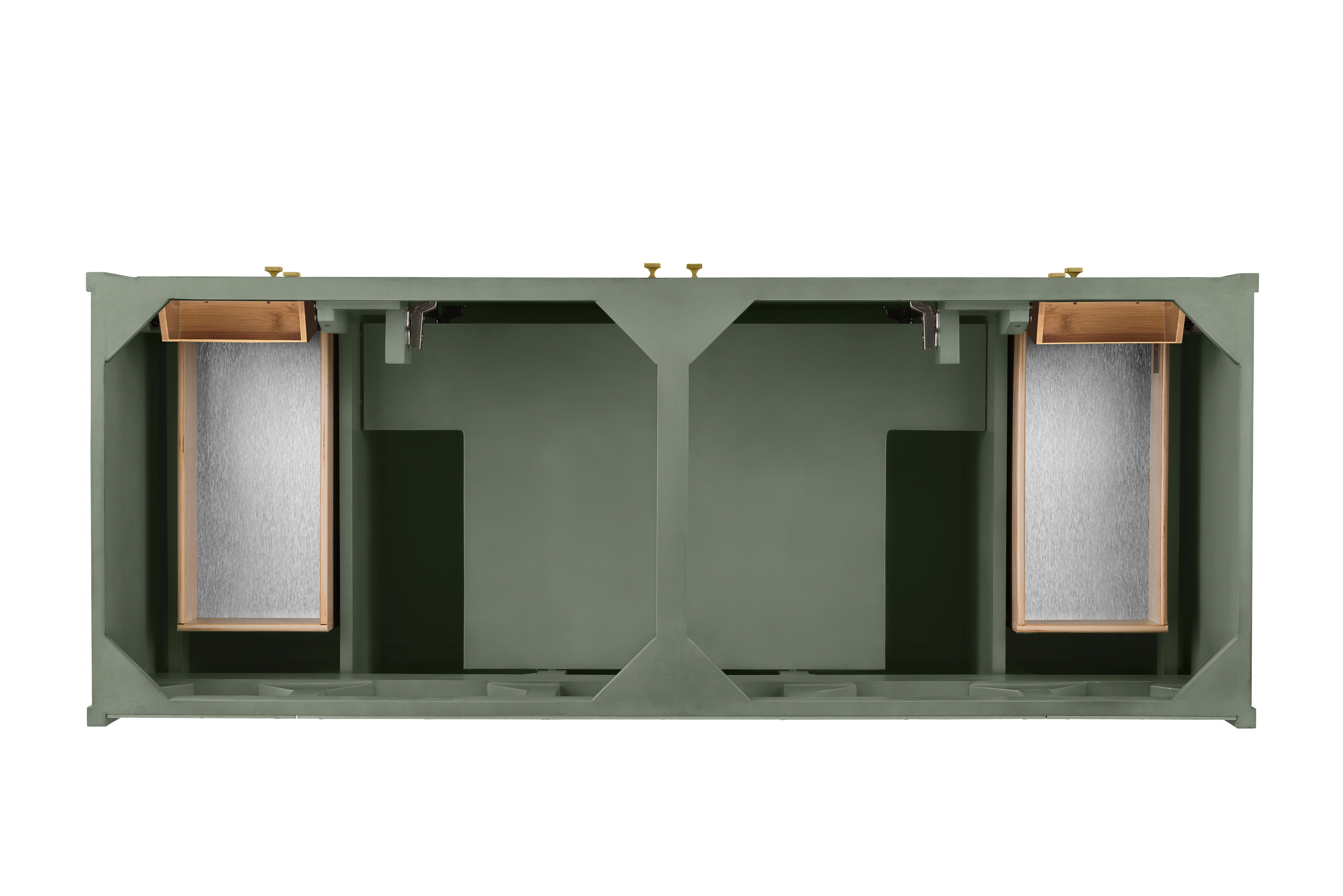 James Martin Chicago 60" Double Vanity Cabinet with Double Doors, Drawers & Adjustable Shelves